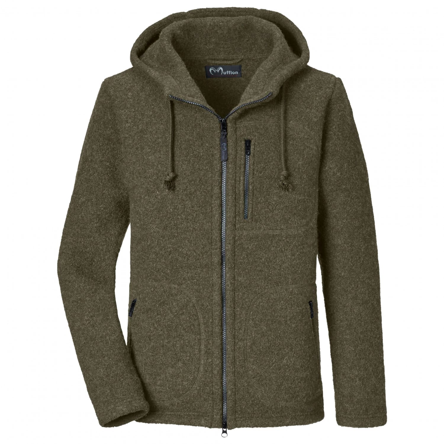 Мъжко вълнено яке Mufflon Halva Wool jacket - Forrest