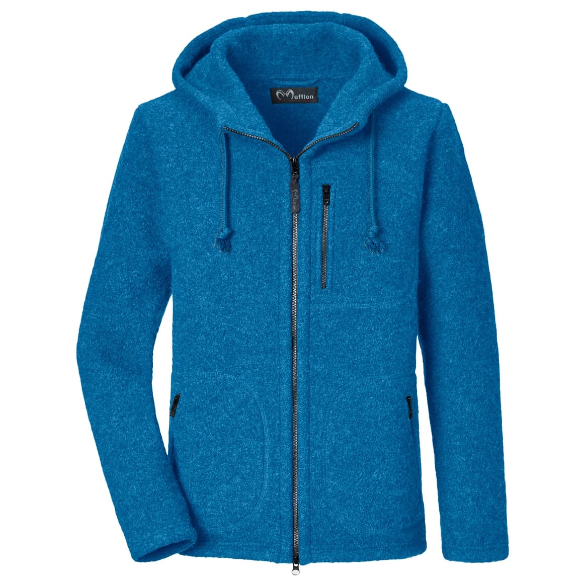Мъжко вълнено яке Mufflon Halva Wool jacket - Sea