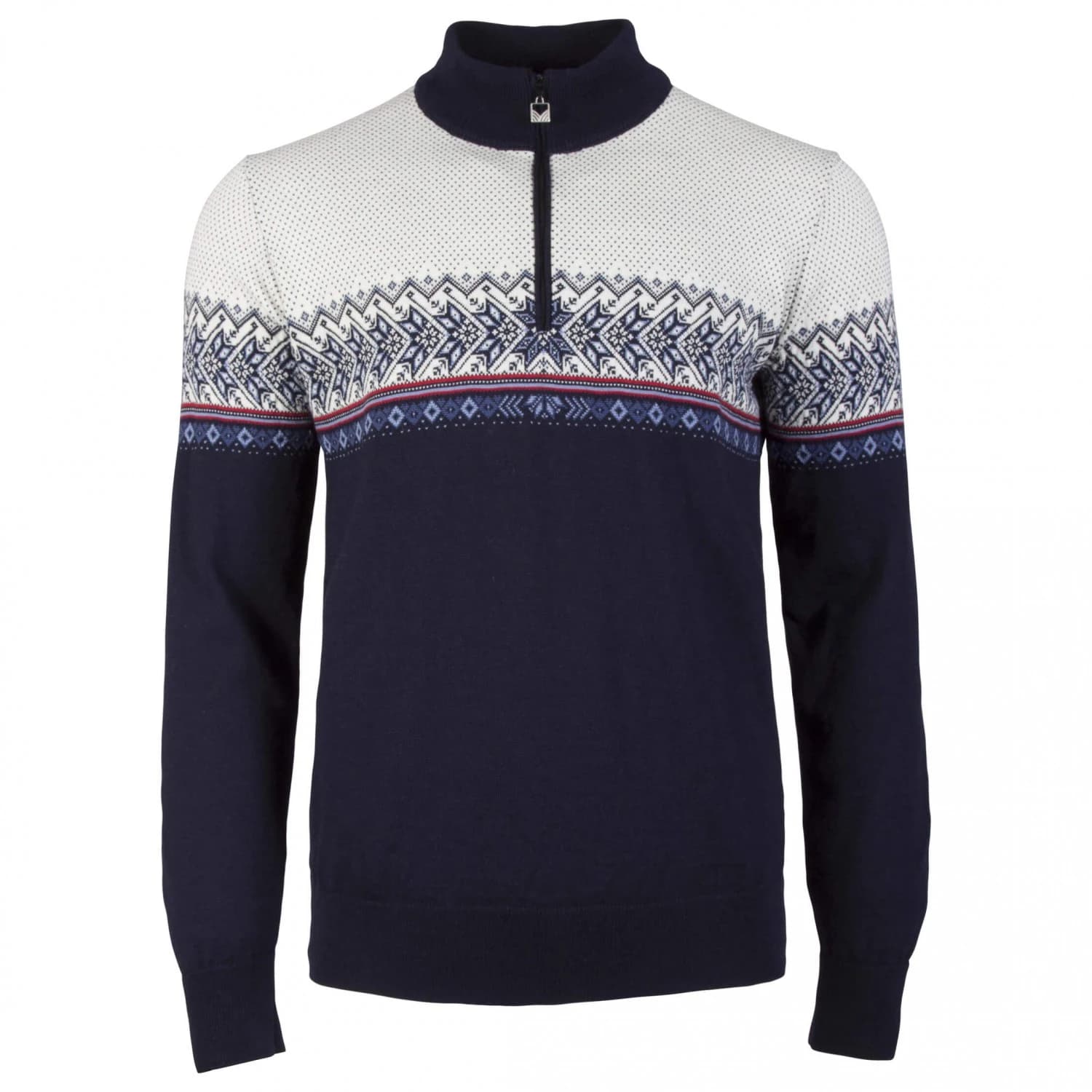 Вълнен пуловер Dale of Norway Hovden Sweater Merino jumper - Navy / Blue Shadow / Indigo