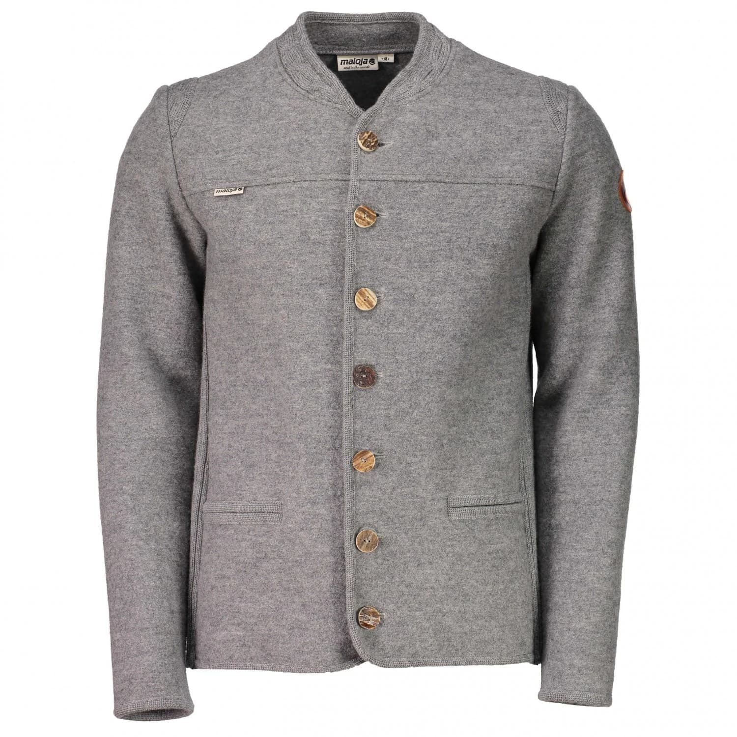 Мъжко вълнено яке Maloja MilaunM. Nos Wool jacket - Grey Melange