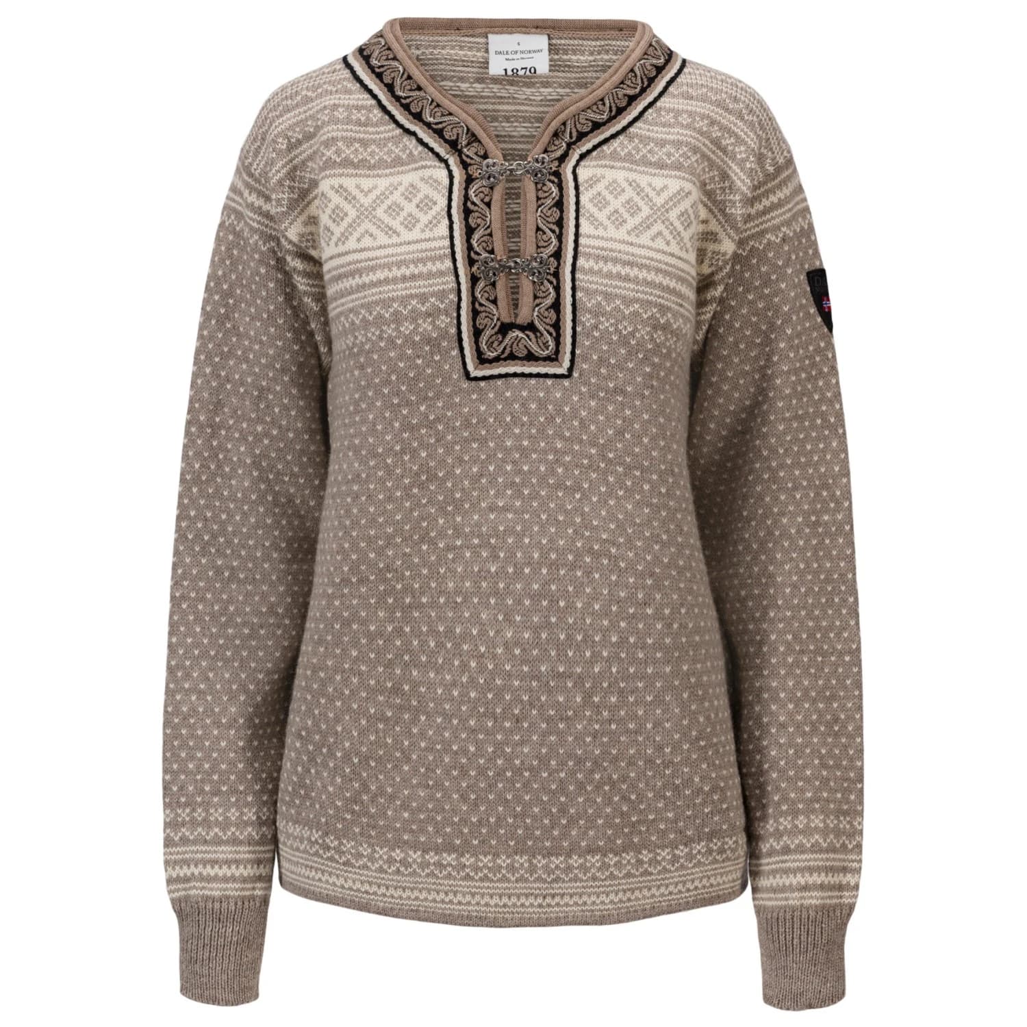 Вълнен пуловер Dale of Norway Setesdal Sweater Wool jumper - Vanillasugar / Naturalwhite