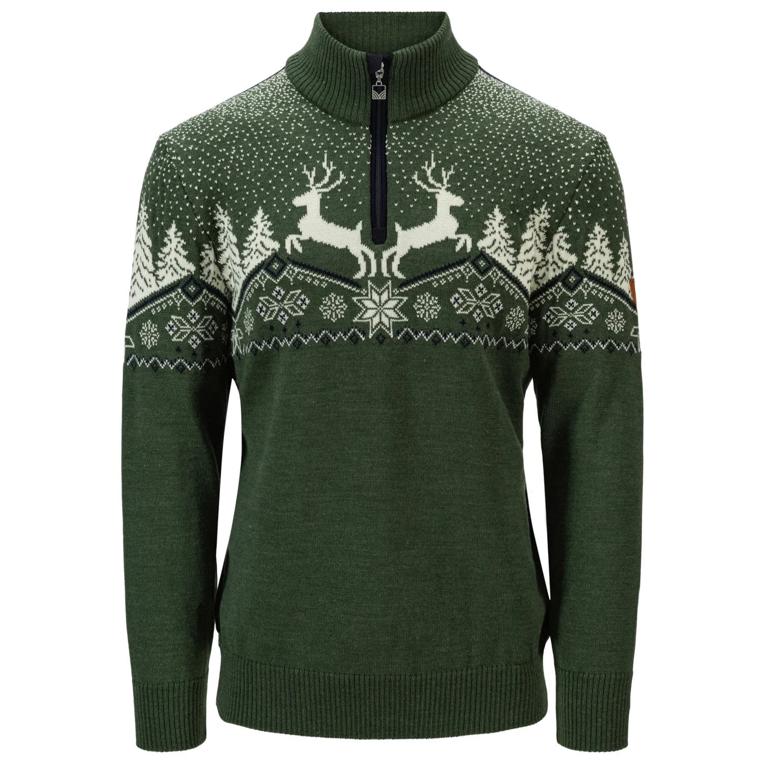Вълнен пуловер Dale of Norway Dale Christmas Sweater Merino jumper - Loden / Offwhite / Navy