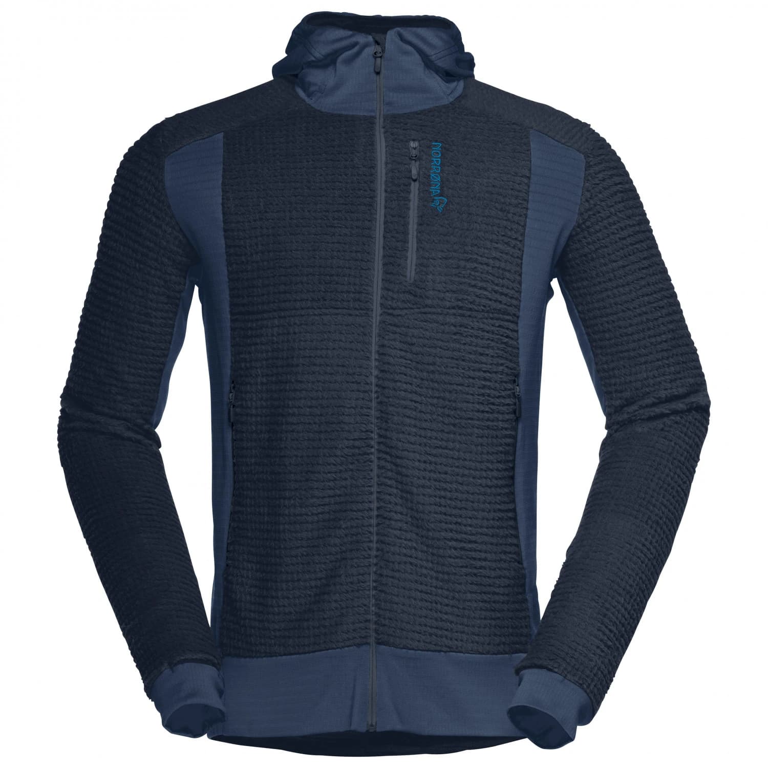 Мъжко поларено яке Norrøna Falketind Alpha120 Zip Hood Fleece jacket - Indigo Night