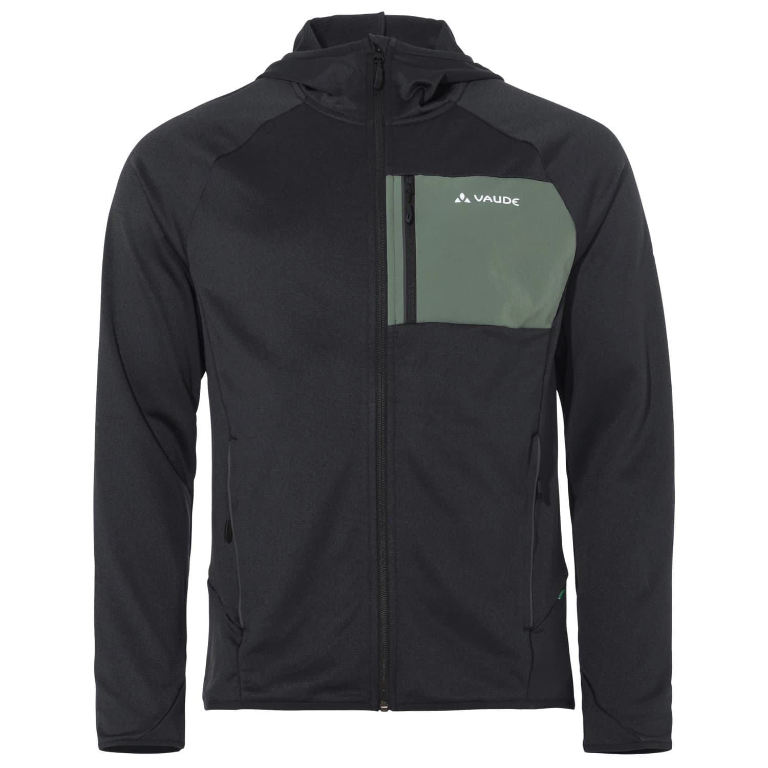 Мъжко поларено яке Vaude Tekoa Fleece Jacket II Fleece jacket - Black / Agave