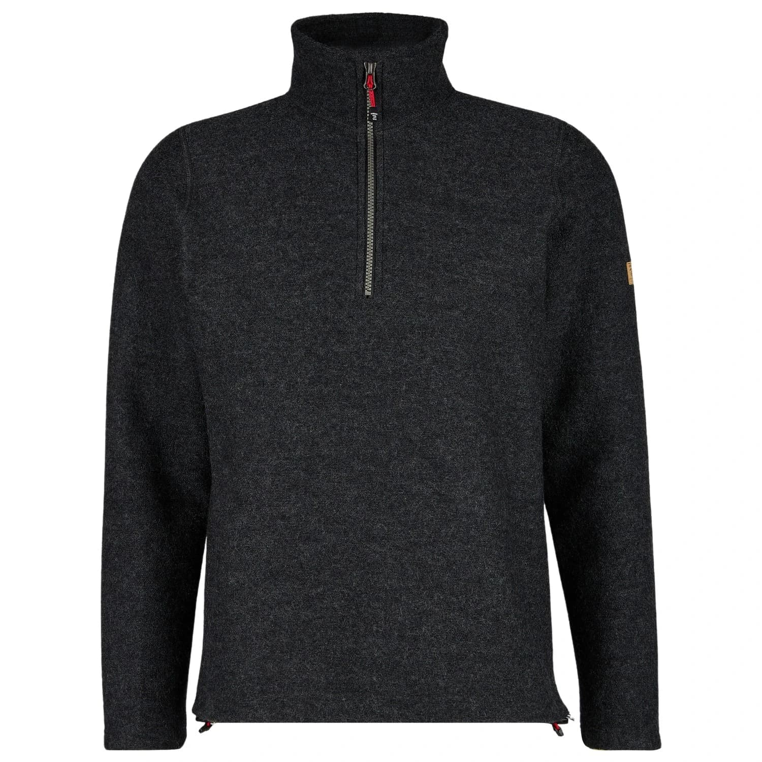 Вълнен пуловер Ivanhoe of Sweden Brodal Half Zip Wool jumper - Graphite Marl