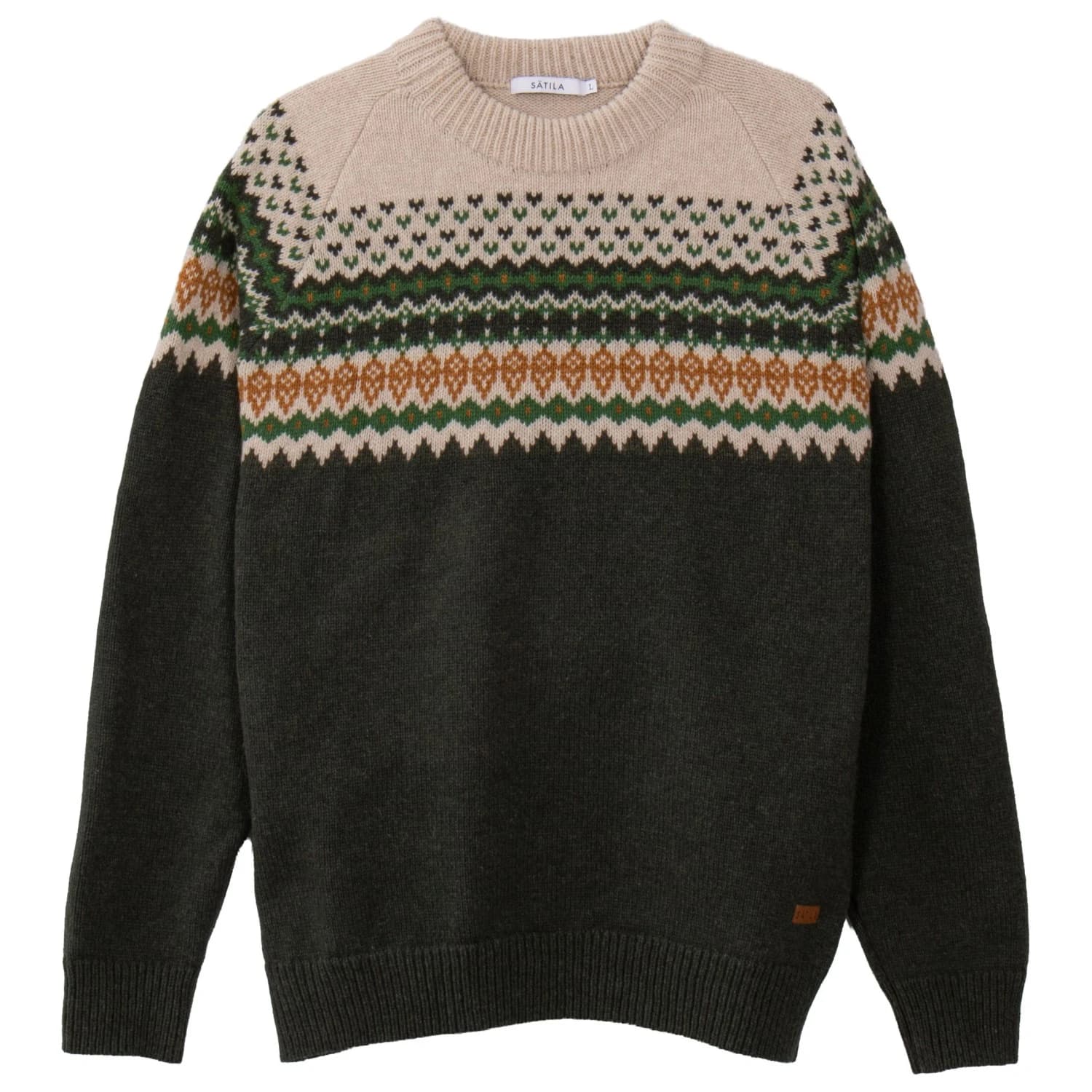 Мъжки вълнен пуловер Sätila Sarek Sweater Wool jumper - Green