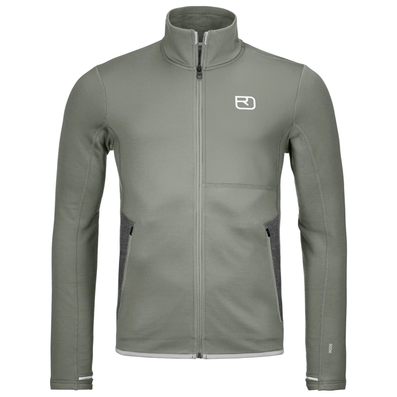Мъжко вълнено яке Ortovox Fleece Jacket Merino jacket - Green Sage