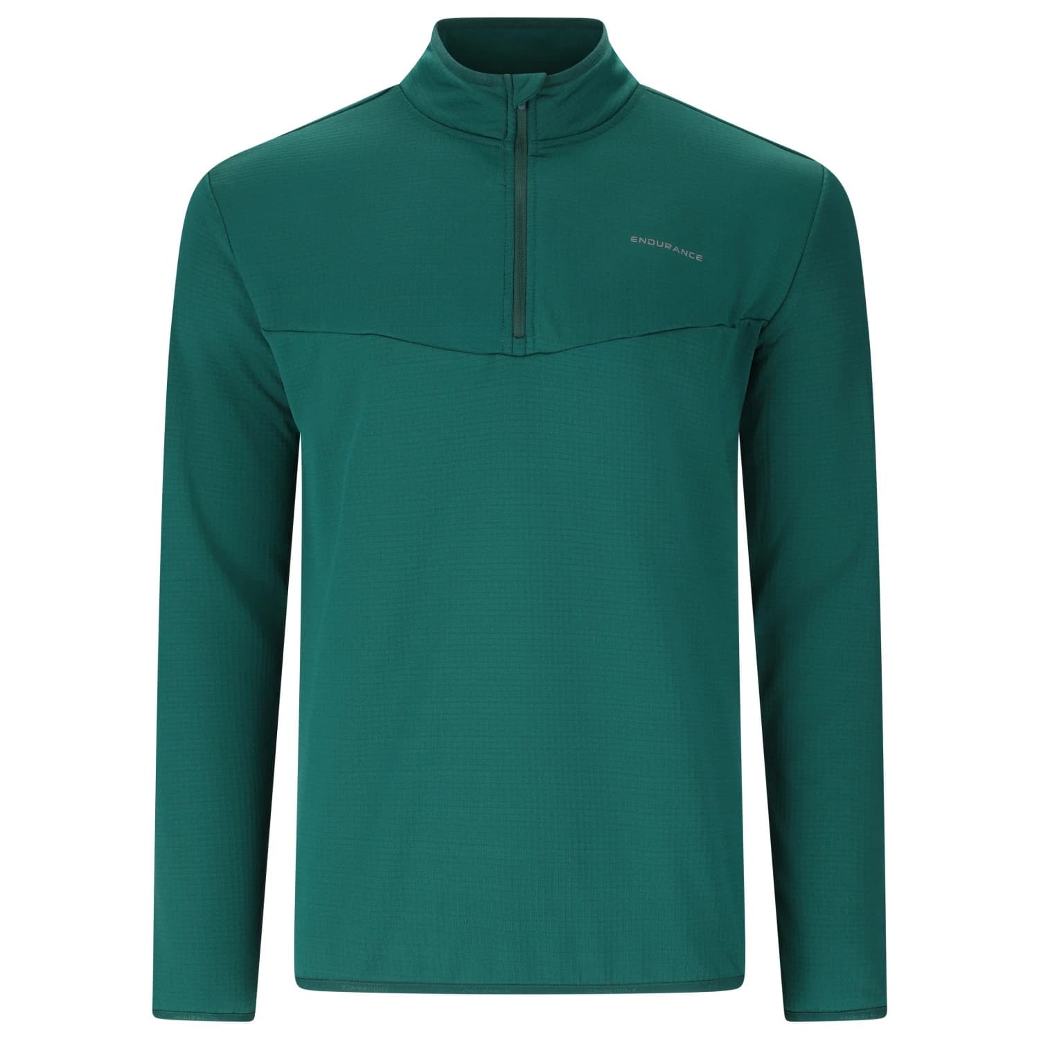 Мъжки поларен пуловер ENDURANCE Ledger Waffle Melange Midlayer Fleece jumper - Dark Sea