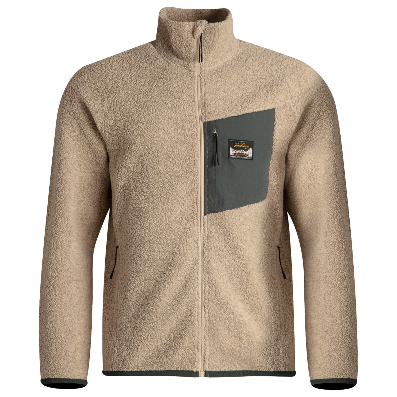 Вълнено яке Lundhags Flok Wool Pile Fleece jacket - Sand II