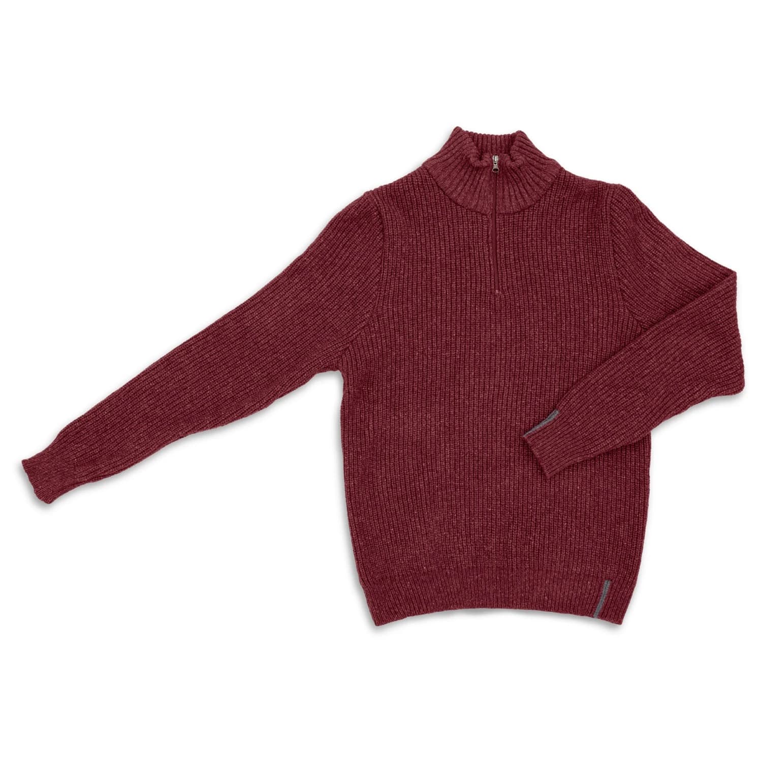 Мъжки вълнен пуловер Engel Troyer Merino jumper - Abendrot