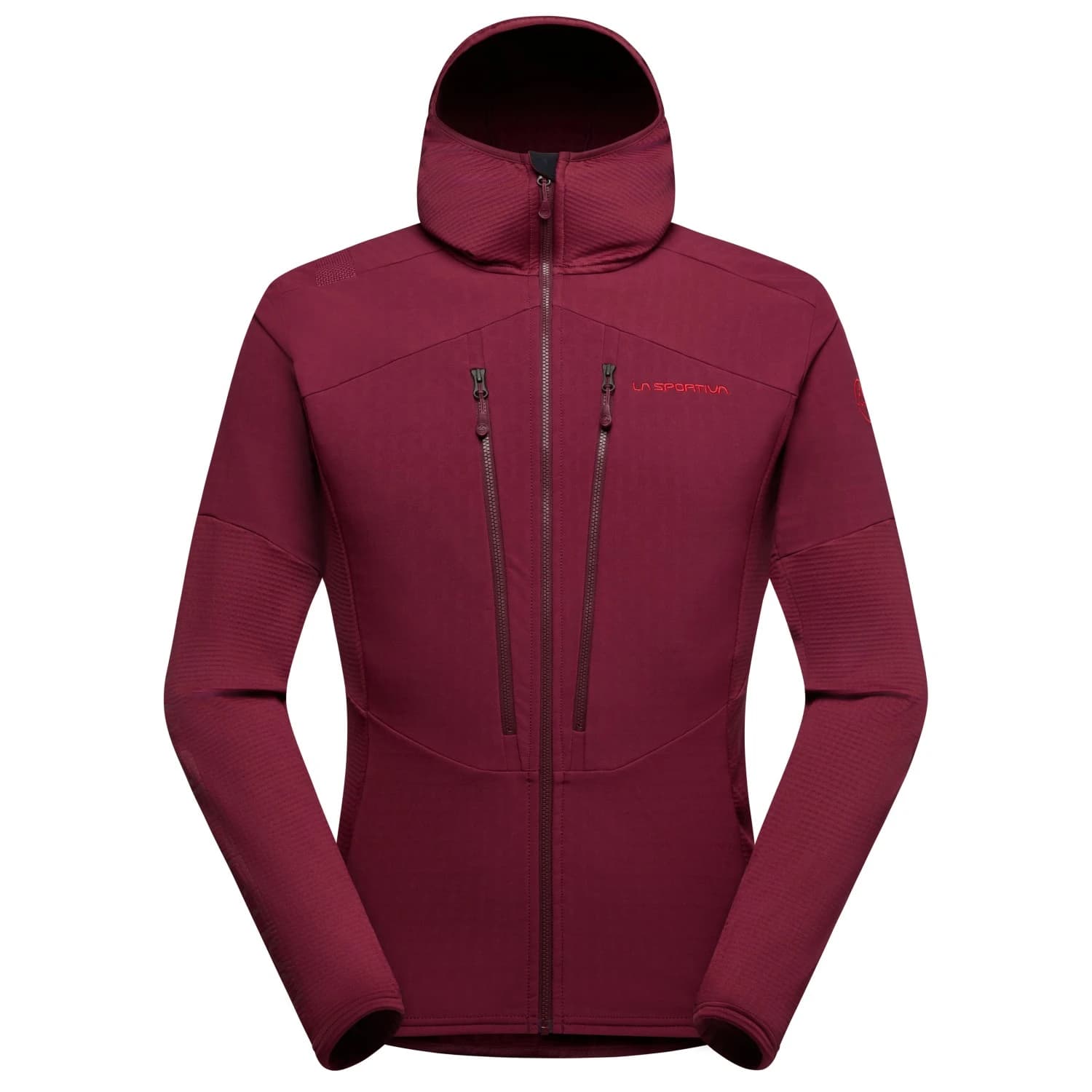 Мъжко поларено яке La Sportiva Session Tech Hoody Fleece jacket - Redwood / Mountain Red