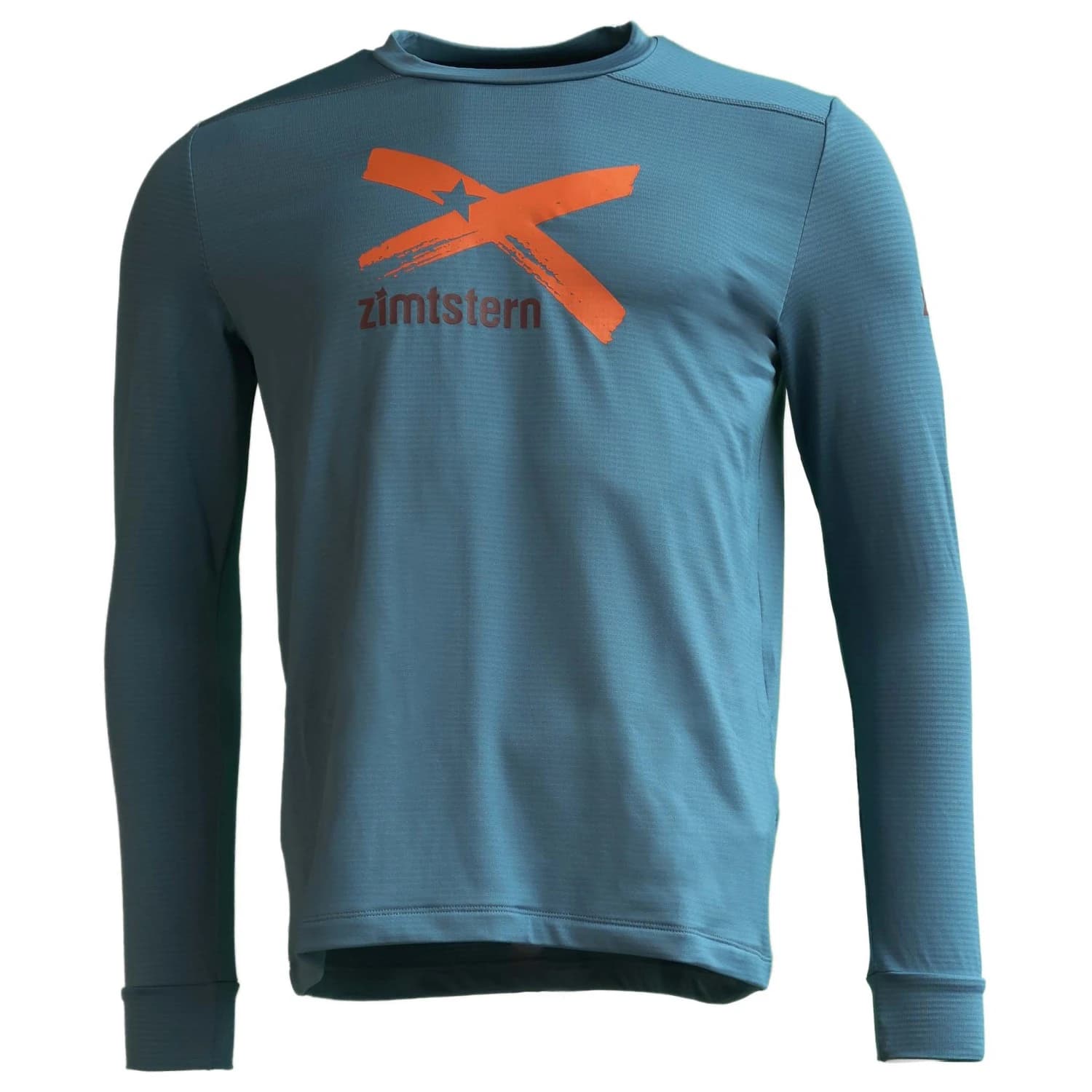 Мъжка фланелка с дълъг ръкав за колоездене Zimtstern Crewz Shirt L/S Fleece jumper - Blue Steel