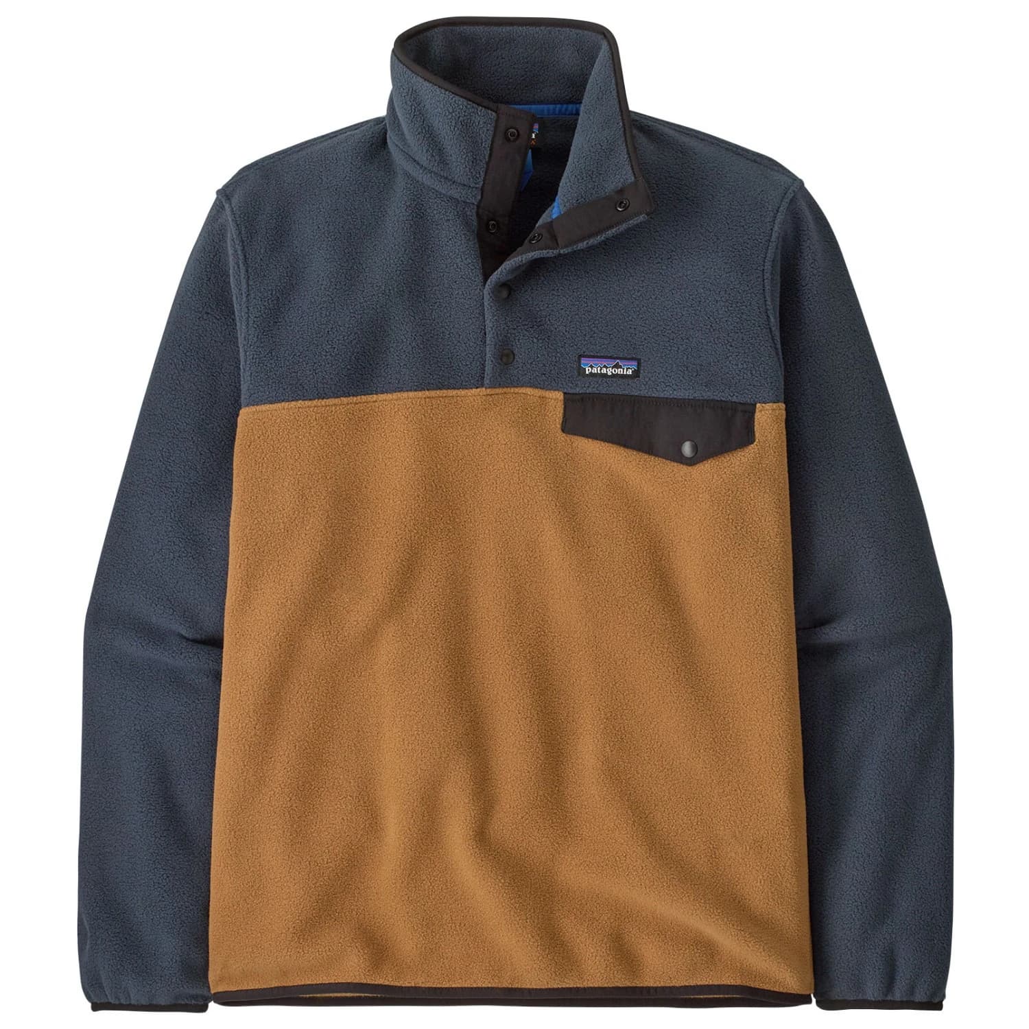 Мъжки поларен пуловер Patagonia Lightweight Synch Snap-T P/O Fleece jumper - Deer Brown