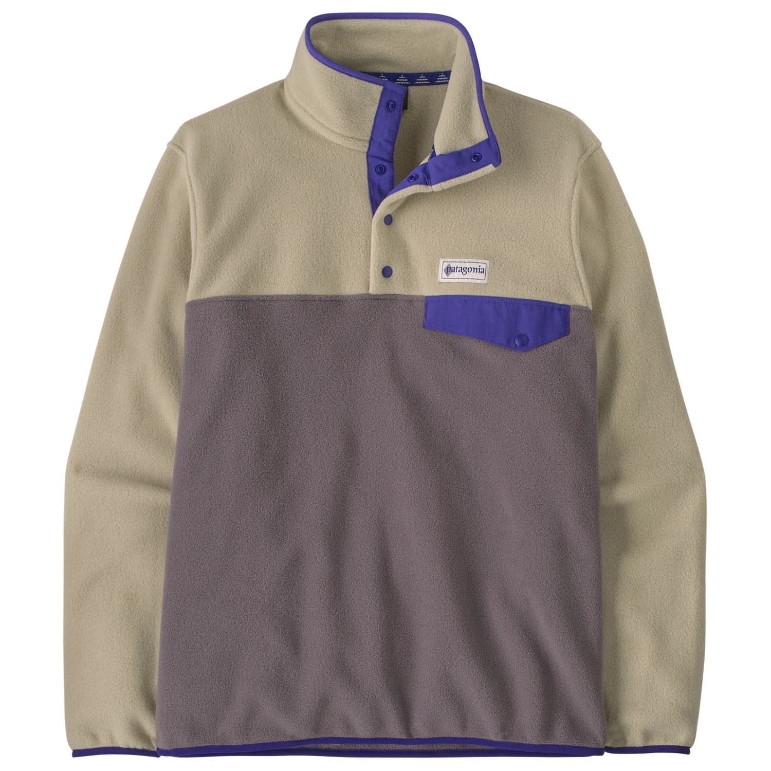 Поларен пуловер Patagonia Lightweight Synch Snap-T P/O Fleece jumper - May Grey