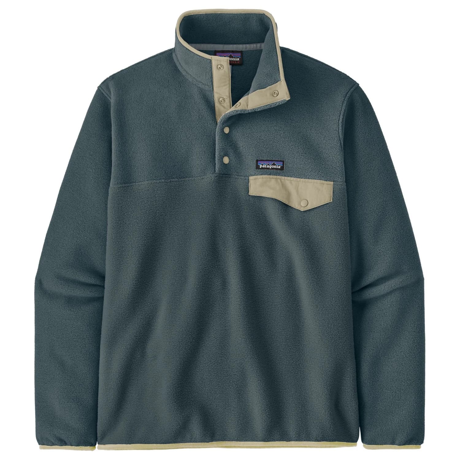 Мъжки поларен пуловер Patagonia Lightweight Synch Snap-T P/O Fleece jumper - Summit Blue