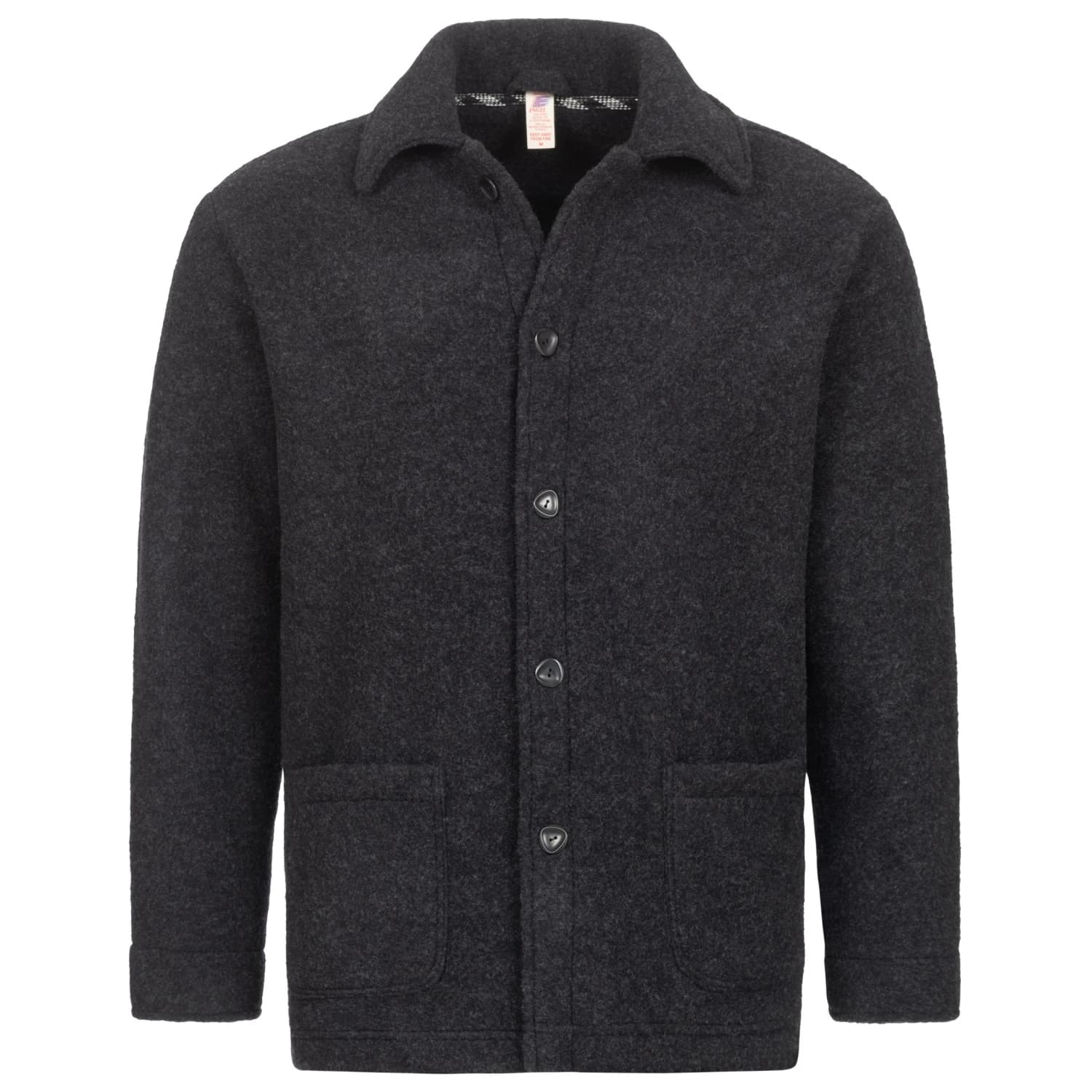 Мъжко вълнено яке Engel Jacket Wool jacket - Schwarz Melange
