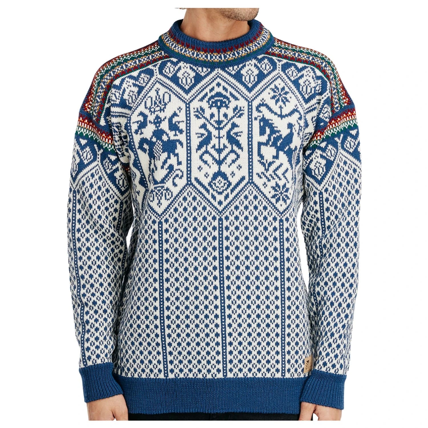 Вълнен пуловер Dale of Norway 1994 Sweater Wool jumper - Indigo / Mustard / Botttlegreen