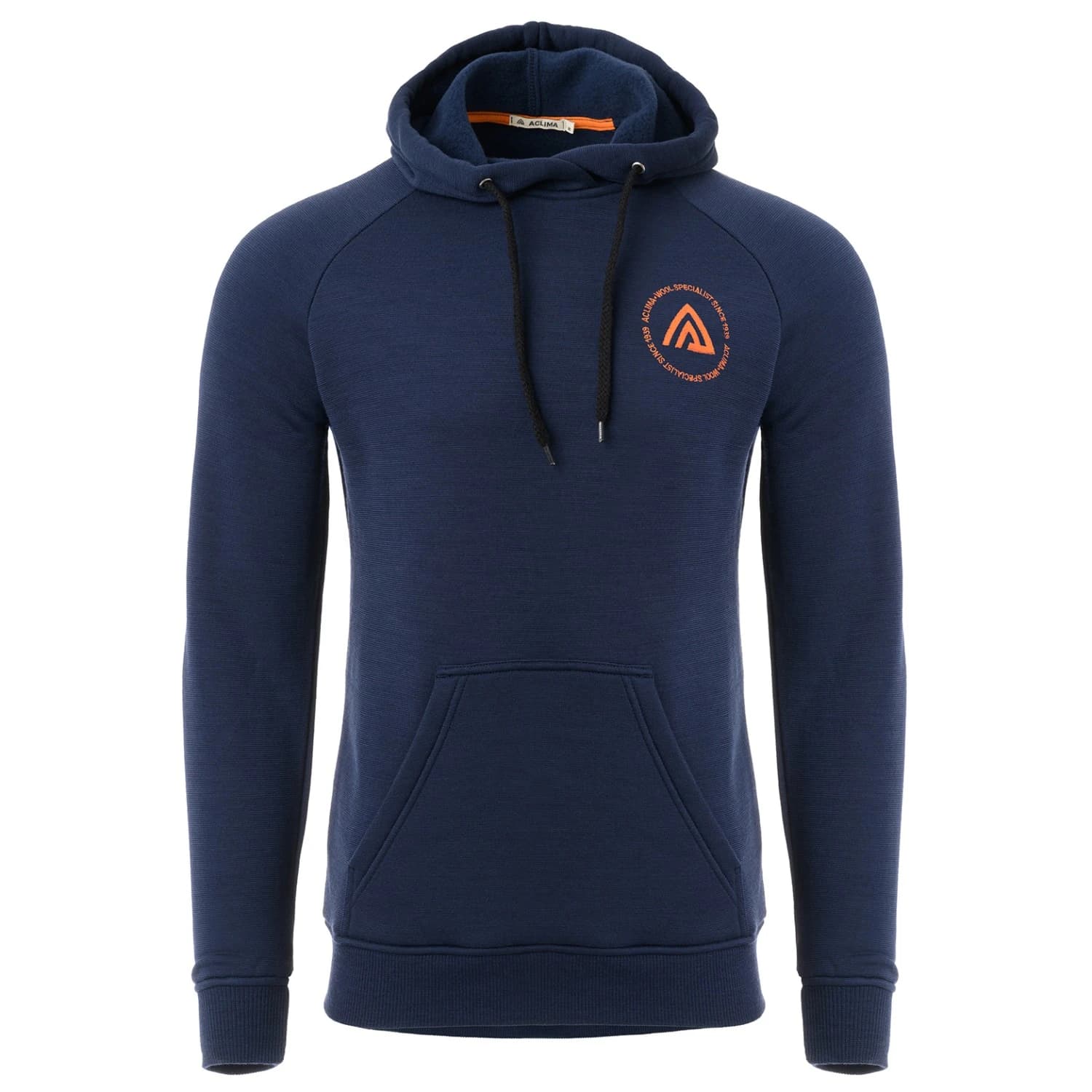 Мъжки вълнен пуловер Aclima Fleecewool V2 Hoodie - Navy Blazer