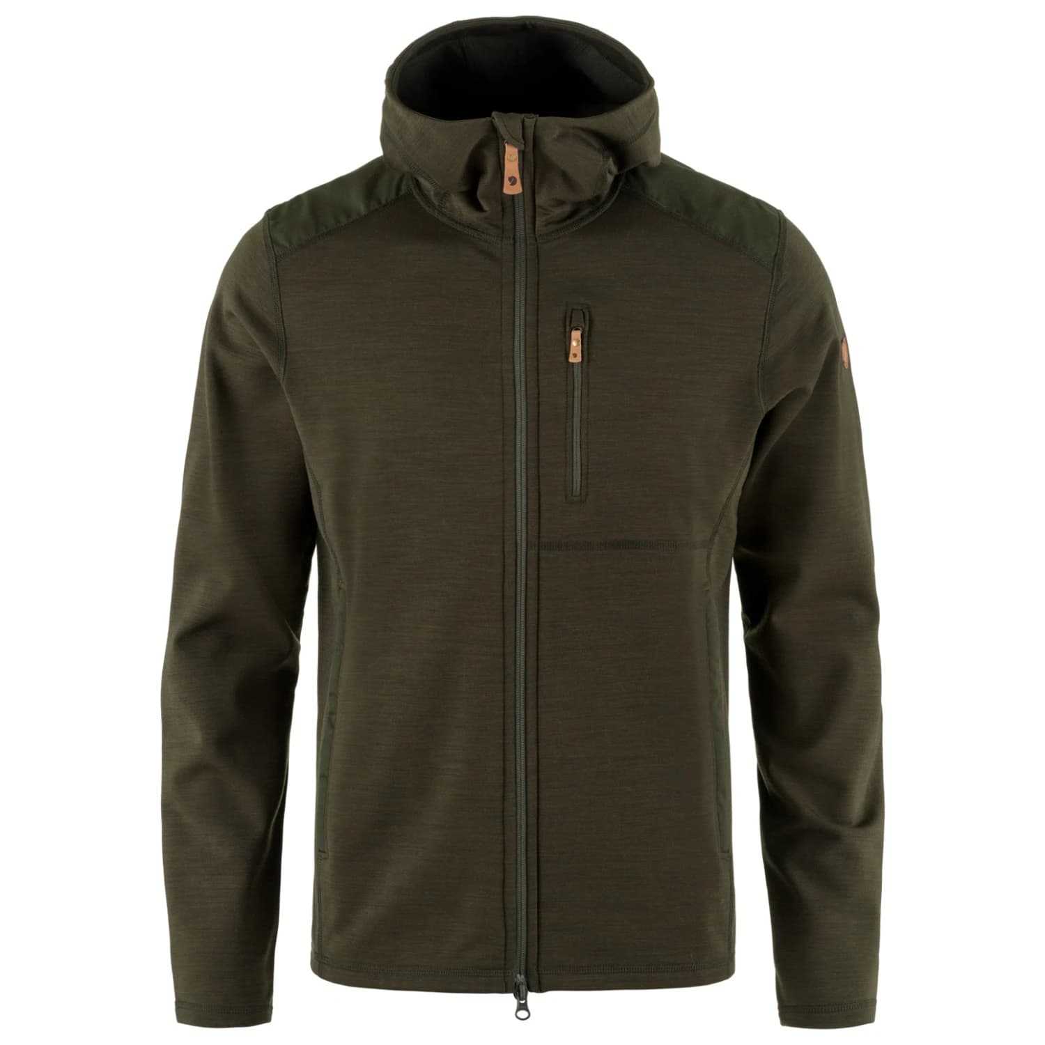 Мъжко поларено яке Fjällräven Keb Fleece Hoodie Fleece jacket - Deep Forest