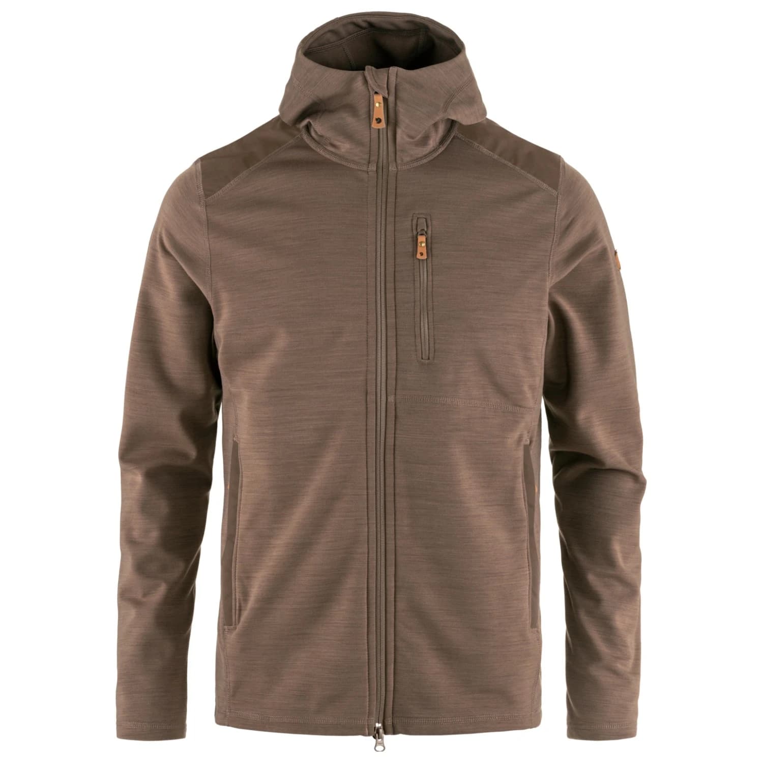 Мъжко поларено яке Fjällräven Keb Fleece Hoodie Fleece jacket - Suede Brown