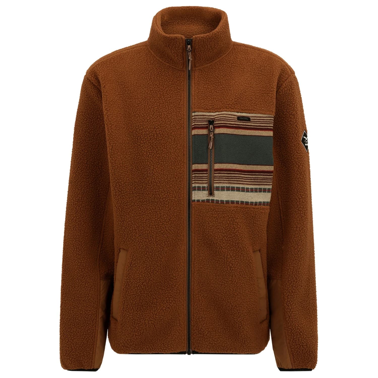 Мъжко поларено яке Iriedaily Wonderer Track Jacket Fleece jacket - Mocca