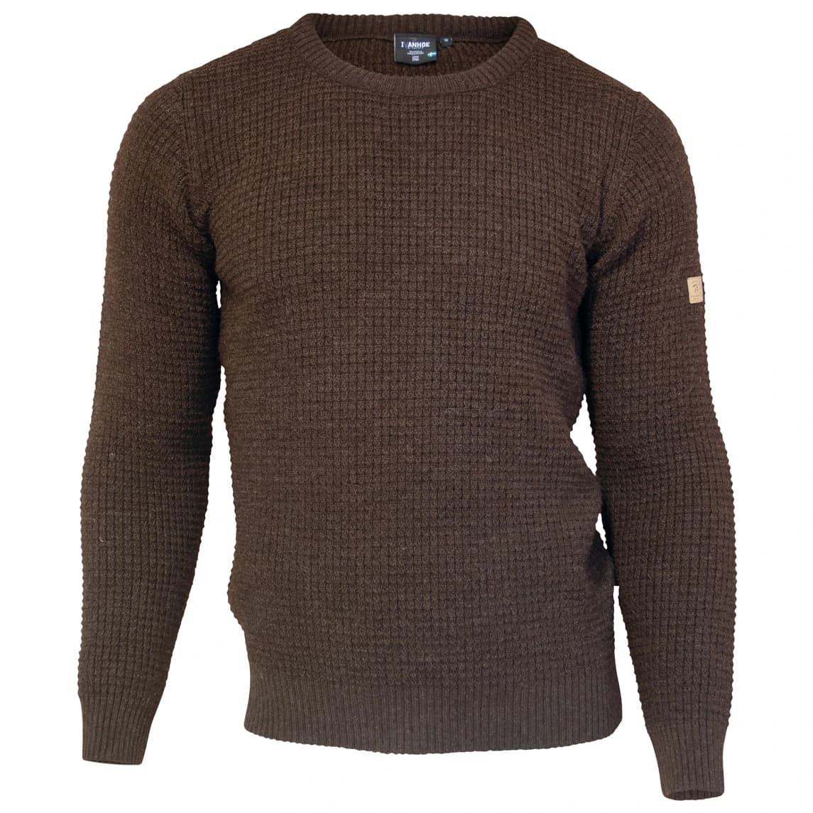 Мъжки вълнен пуловер Ivanhoe of sweden NLS Petal Male Wool jumper - Coffee Bean