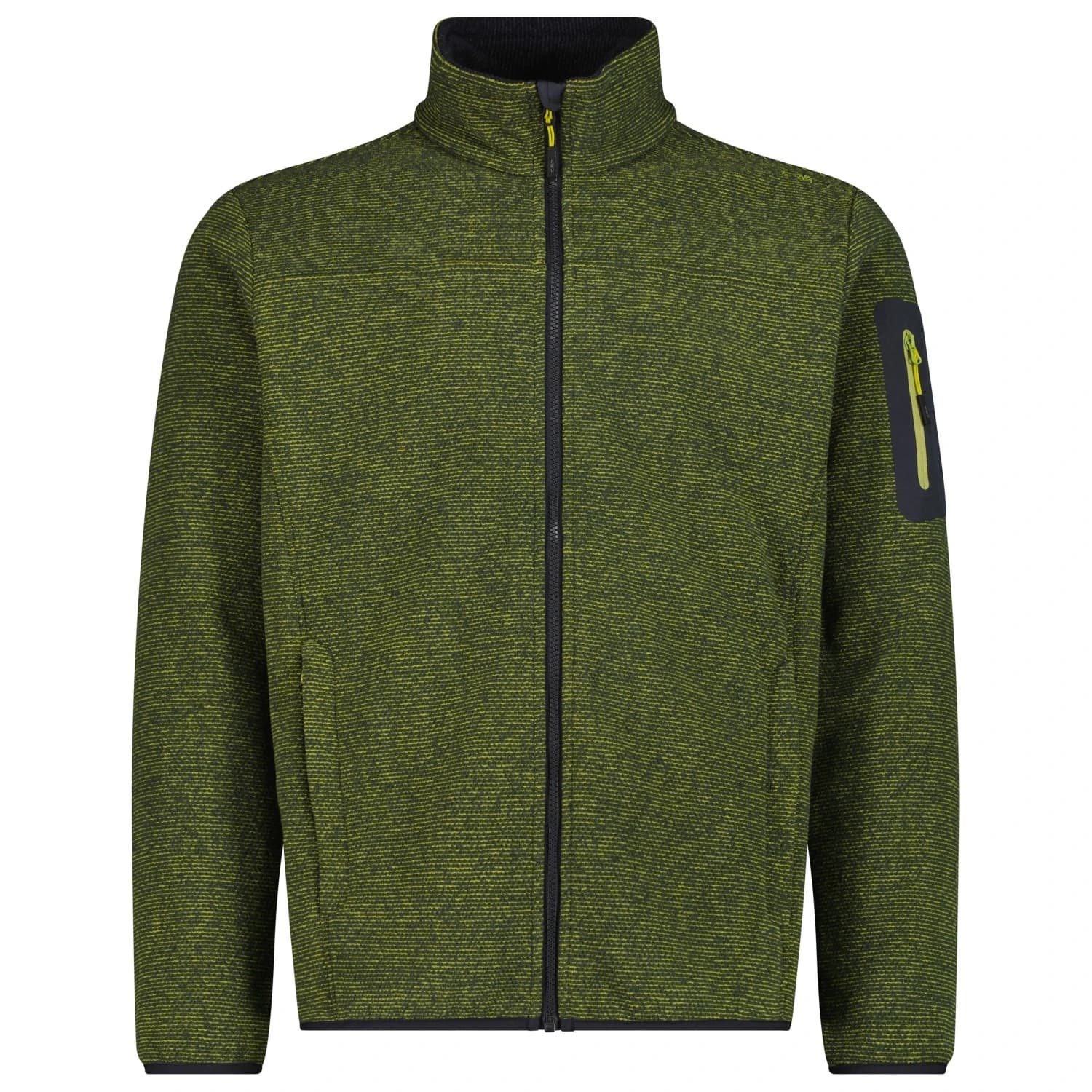 Мъжко поларено яке CMP Jacket Jacquard Knitted 38H2237 Fleece jacket - Jungle / Cardamom