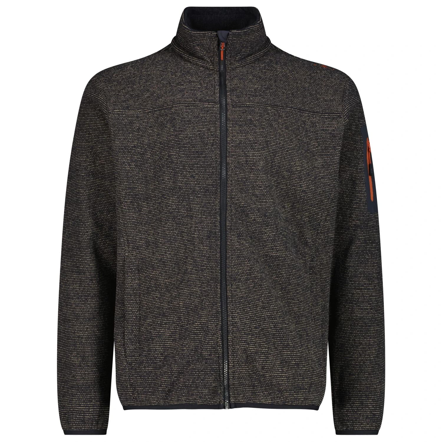 Мъжко поларено яке CMP Jacket Jacquard Knitted 38H2237 Fleece jacket - Teak / Antracite