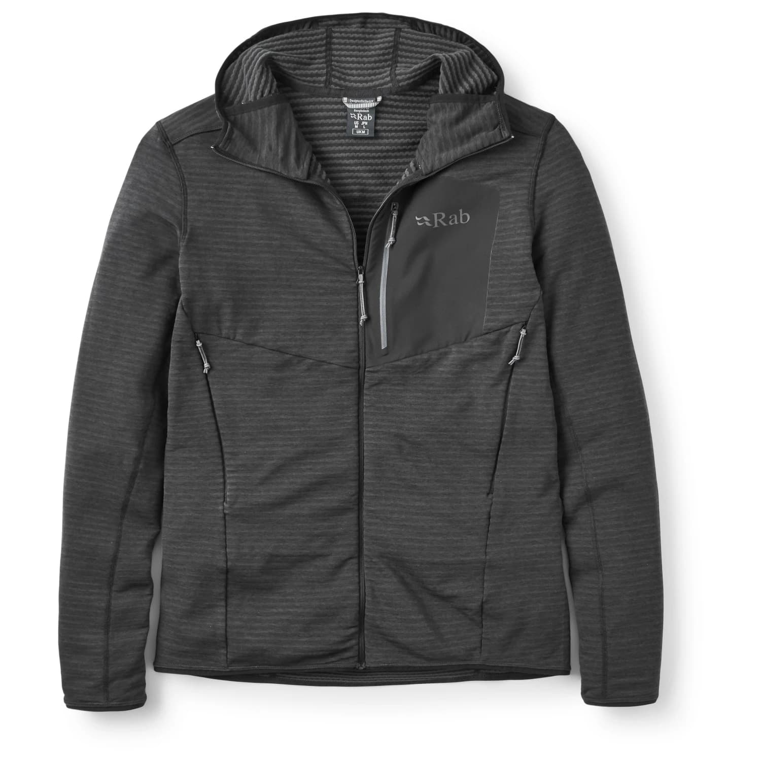 Мъжко поларено яке Rab Ascendor Light Hoody Fleece jacket - Black