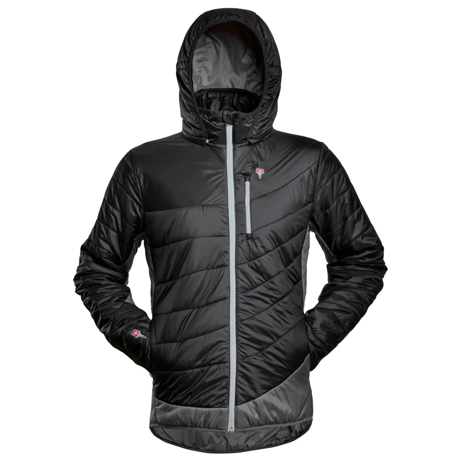 Вълнено яке Grüezi Bag Refreshful Silkwool Jacket Insulation jacket - Black-Grey