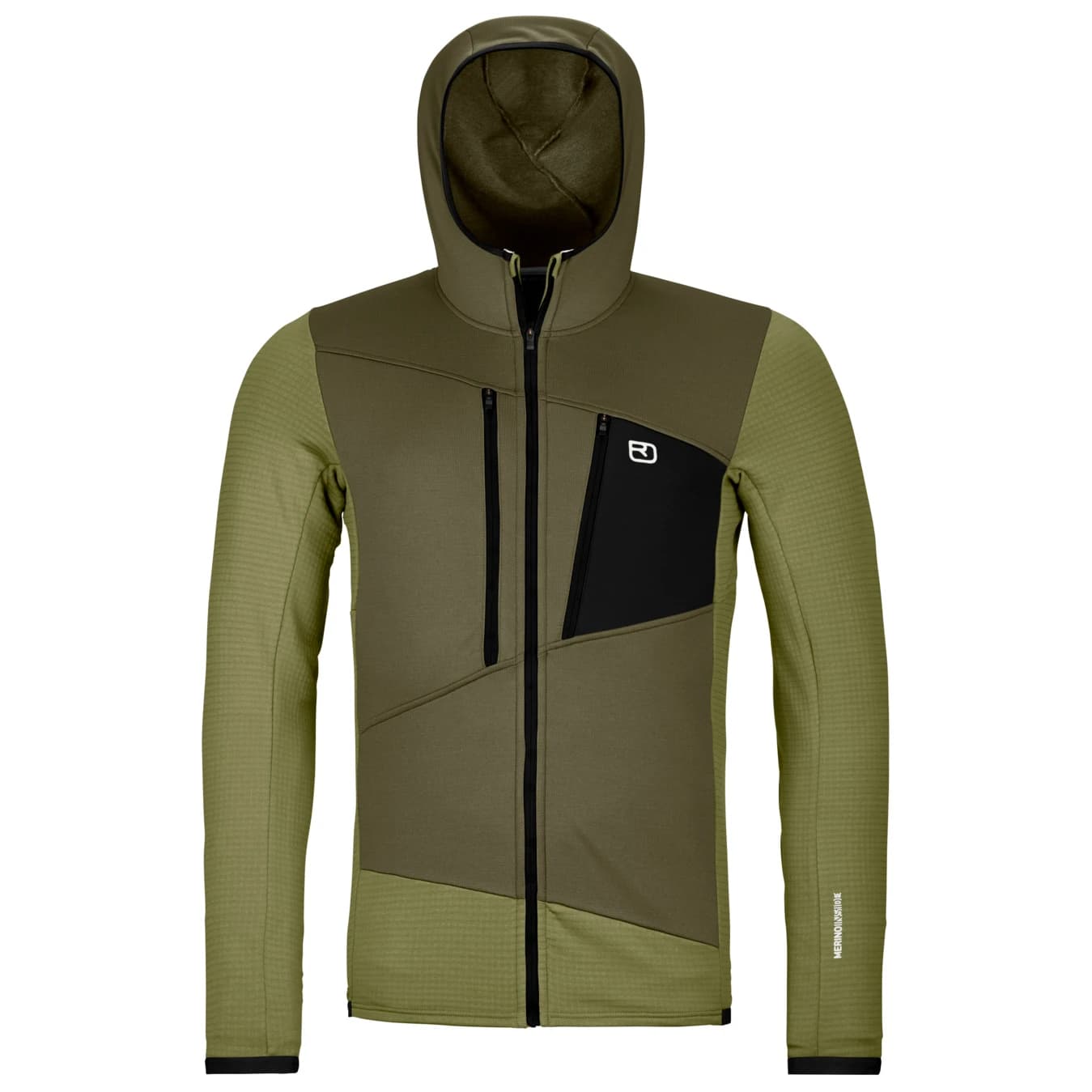 Мъжко вълнено яке Ortovox Fleece Grid Hoody Fleece jacket - Wild Herbs