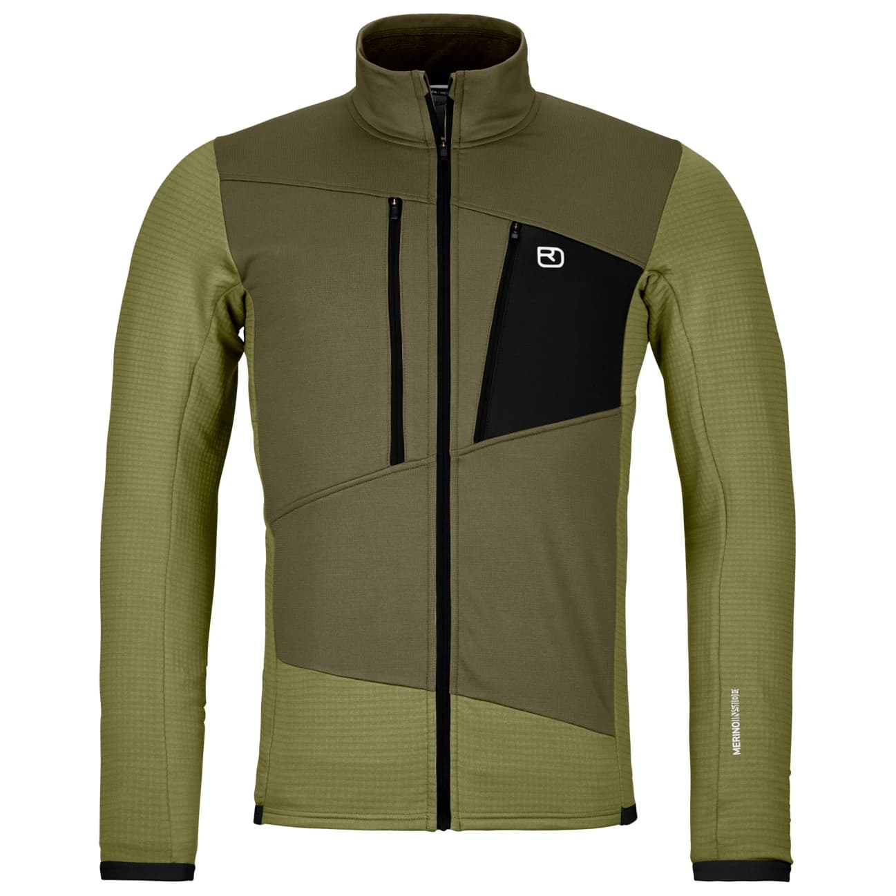Мъжко вълнено яке Ortovox Fleece Grid Jacket Fleece jacket - Wild Herbs