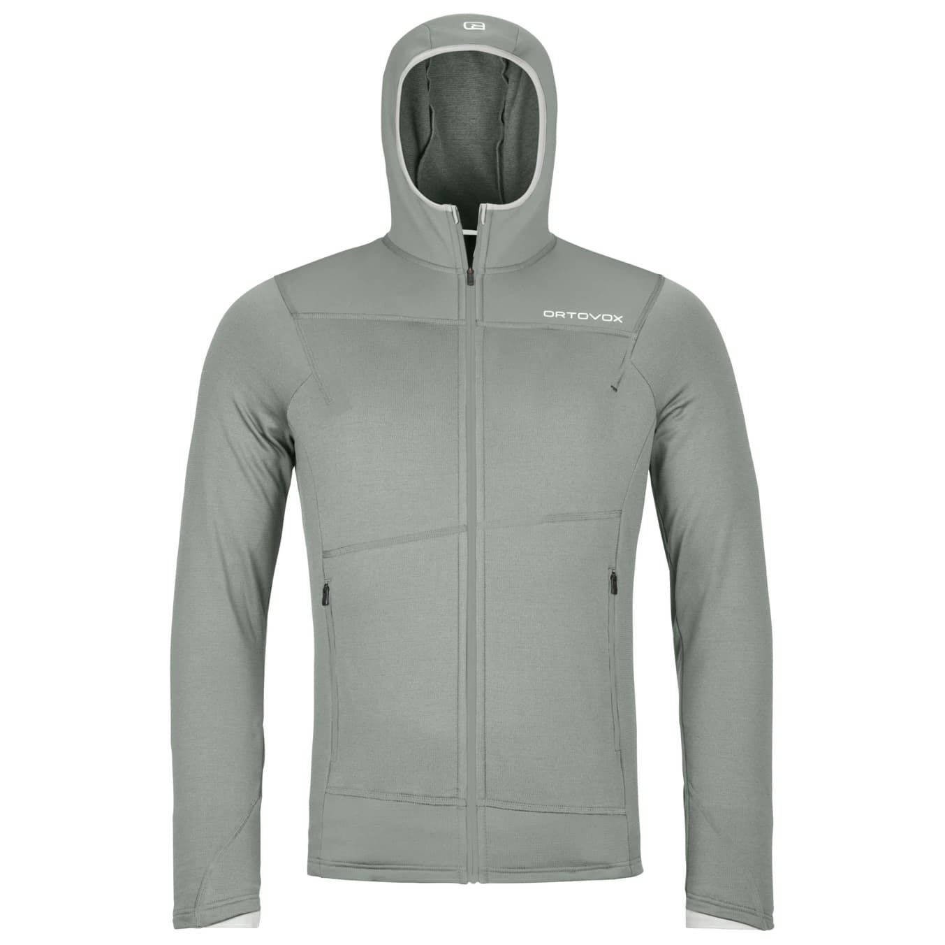Мъжко вълнено яке Ortovox Fleece Light Hoody Fleece jacket - Green Sage