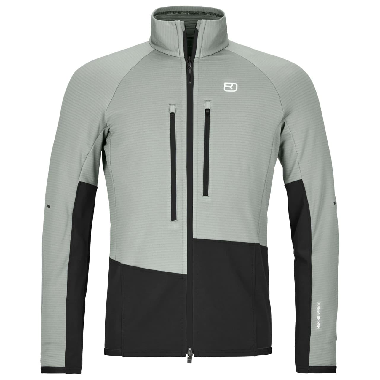 Мъжко поларено яке Ortovox Fleece Rib Jacket Fleece jacket - Green Sage