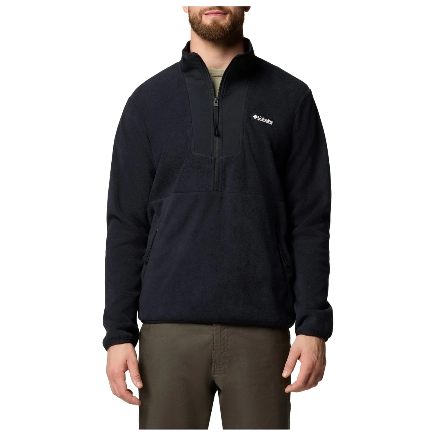 Мъжки поларен пуловер Columbia Sequoia Grove Half Zip Fleece Fleece jumper - Black