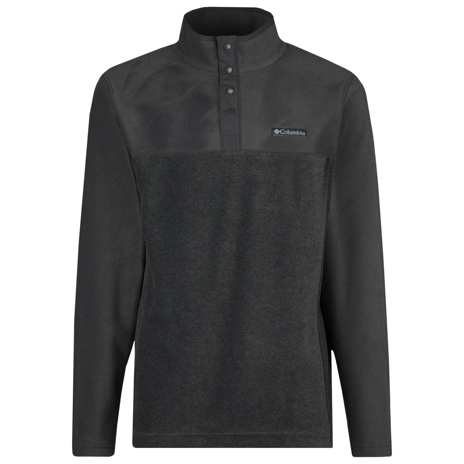 Мъжки поларен пуловер Columbia Steens Mountain Half Snap II Fleece jumper - Charcoal Heather / Shark
