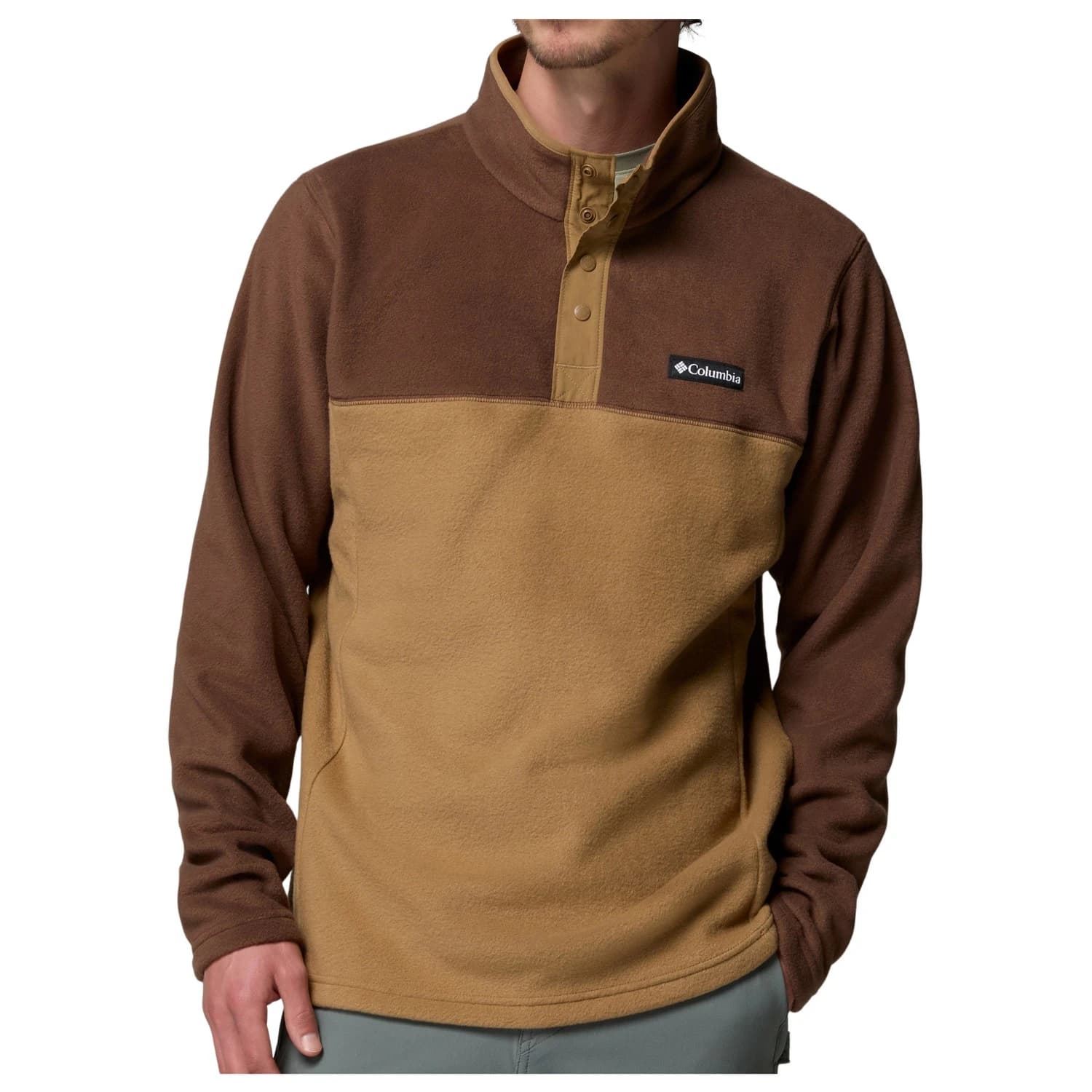 Мъжки поларен пуловер Columbia Steens Mountain Half Snap II Fleece jumper - Tobacco / Delta
