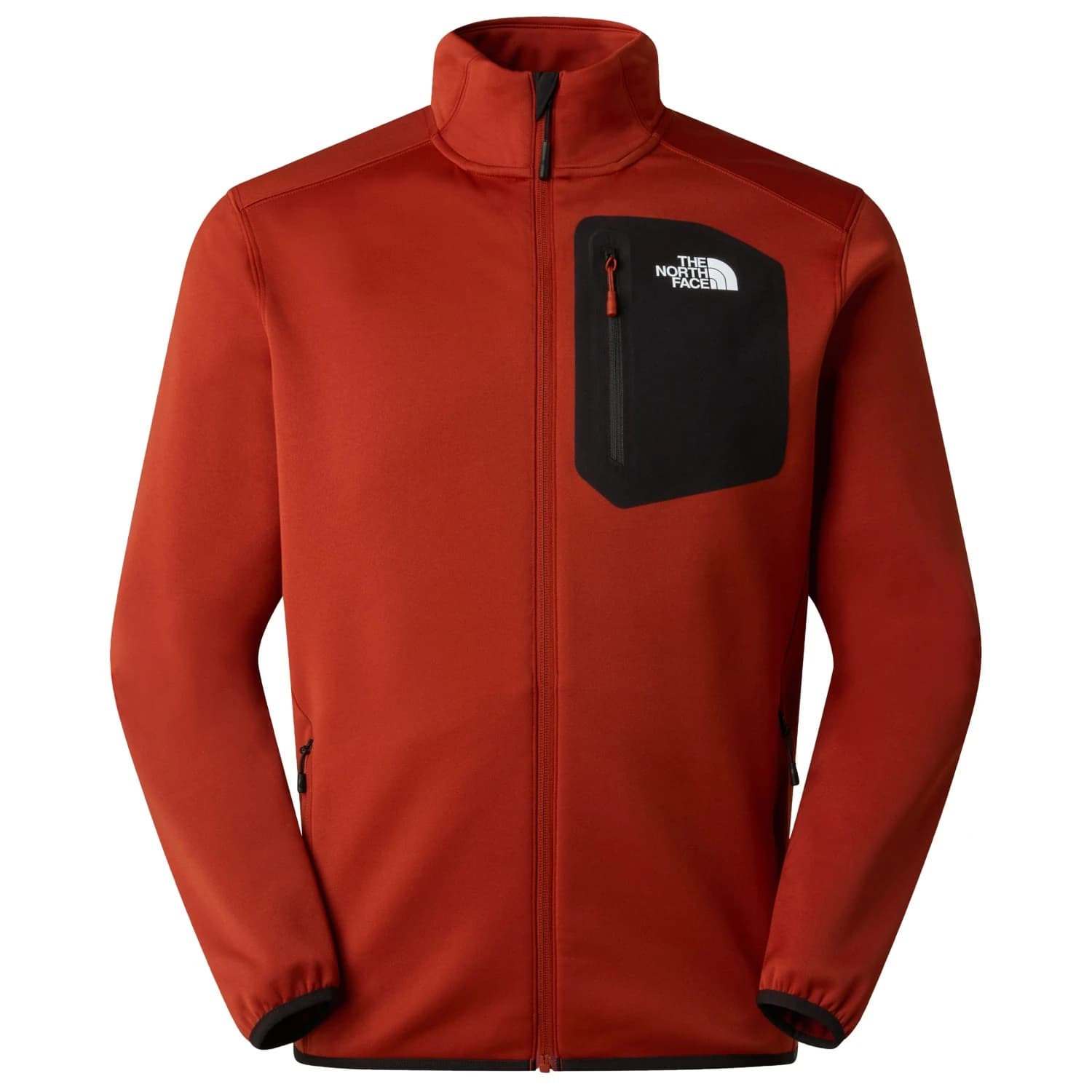 Мъжко поларено яке The North Face Crest Full Zip Fleece jacket - Iron Clay / Black