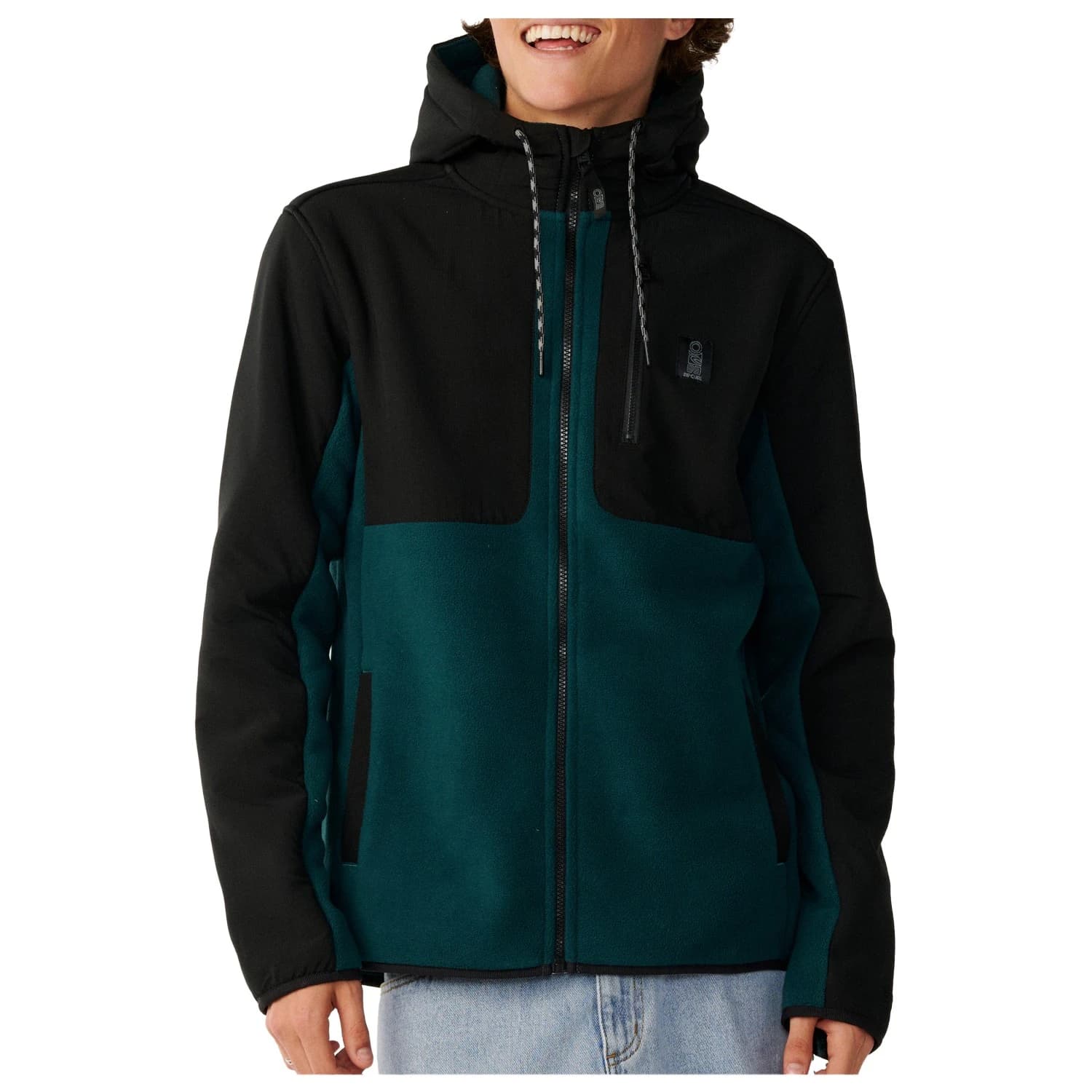 Поларено яке Rip Curl Anti Series Search Fleece jacket - Blue Green