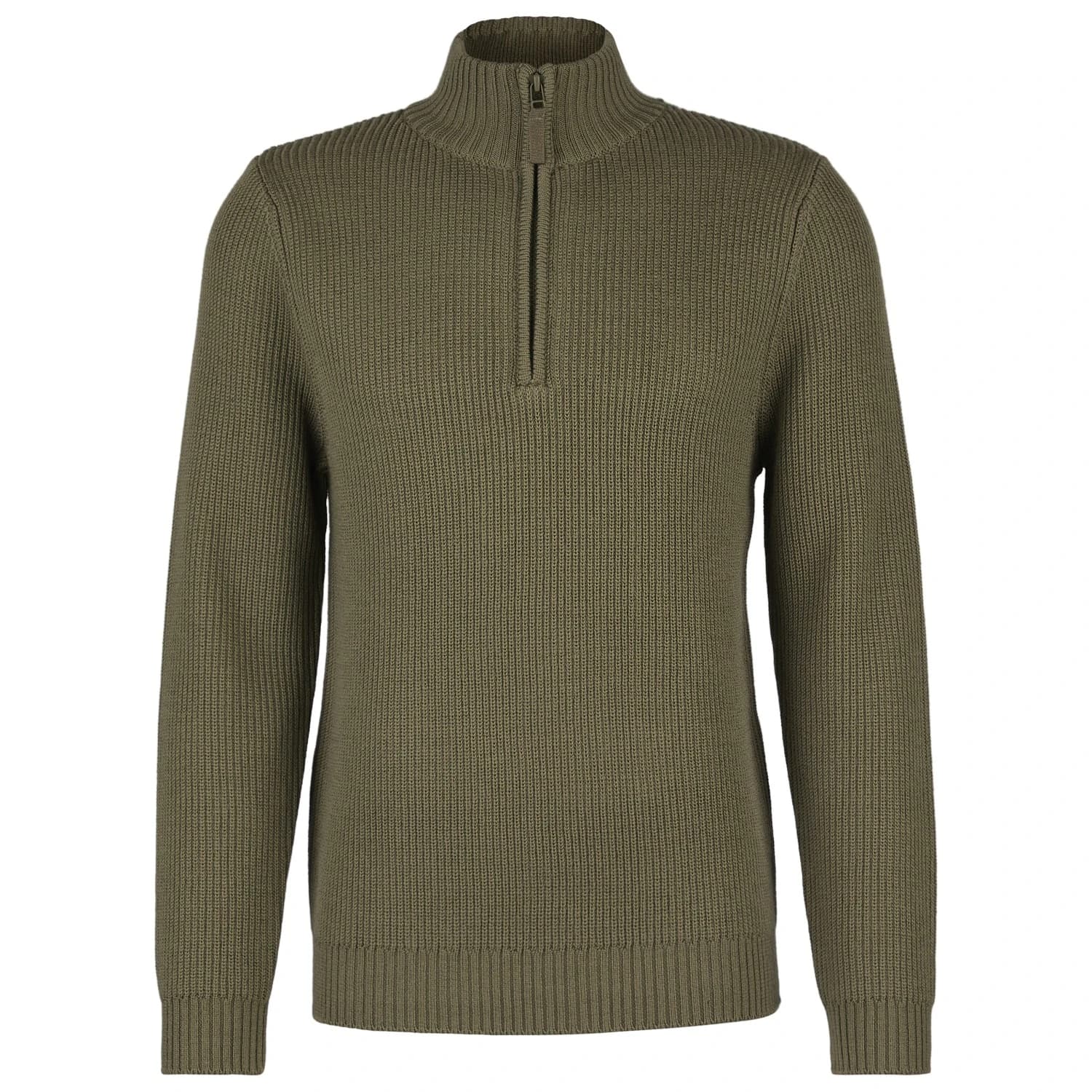 Вълнен пуловер Stoic Heavy MerinoKnit MMXX.Rutvik Half Zip Merino jumper - Olive Green