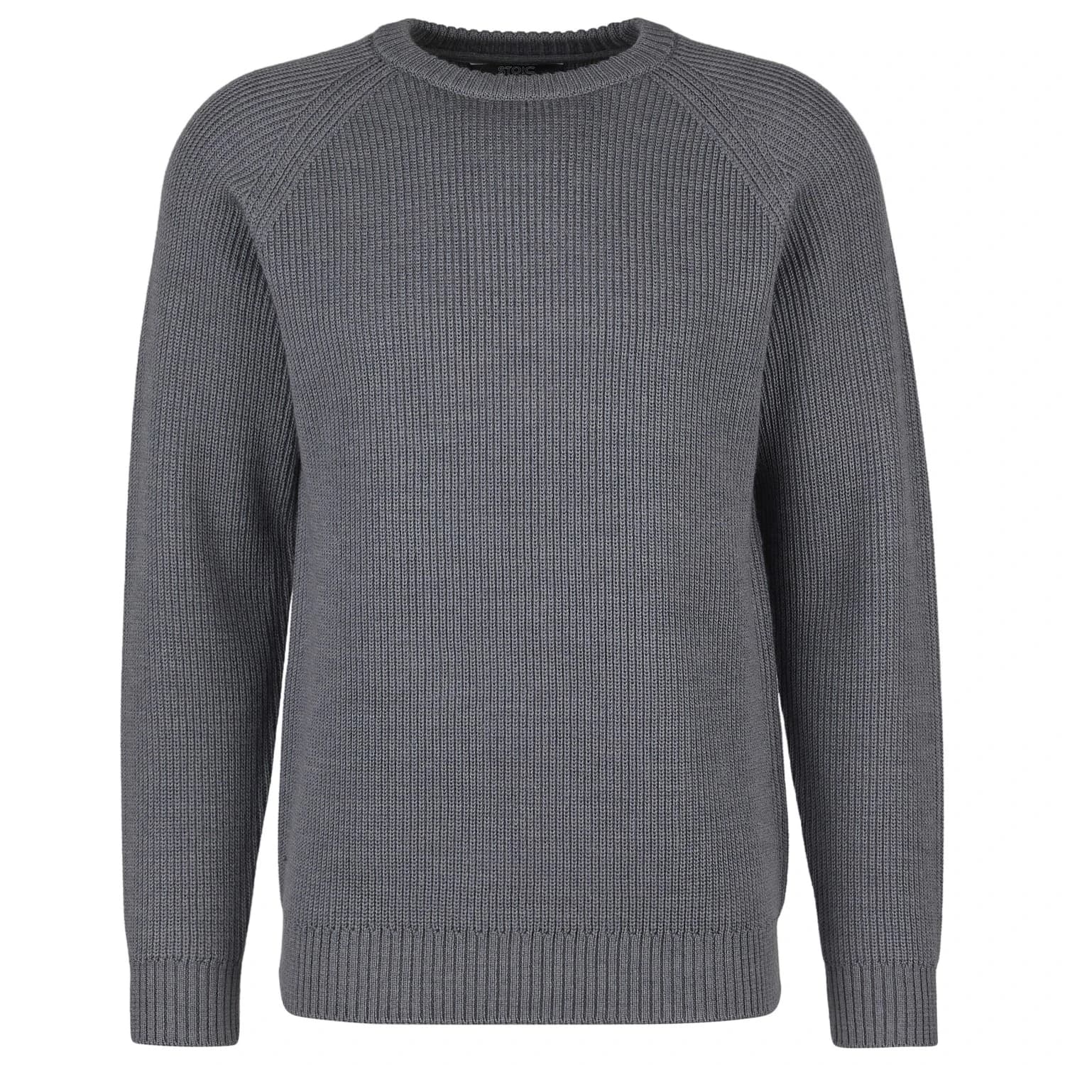 Мъжки вълнен пуловер Stoic Heavy MerinoKnit MMXX.Rutvik Sweater Merino jumper - Light Grey / Melange