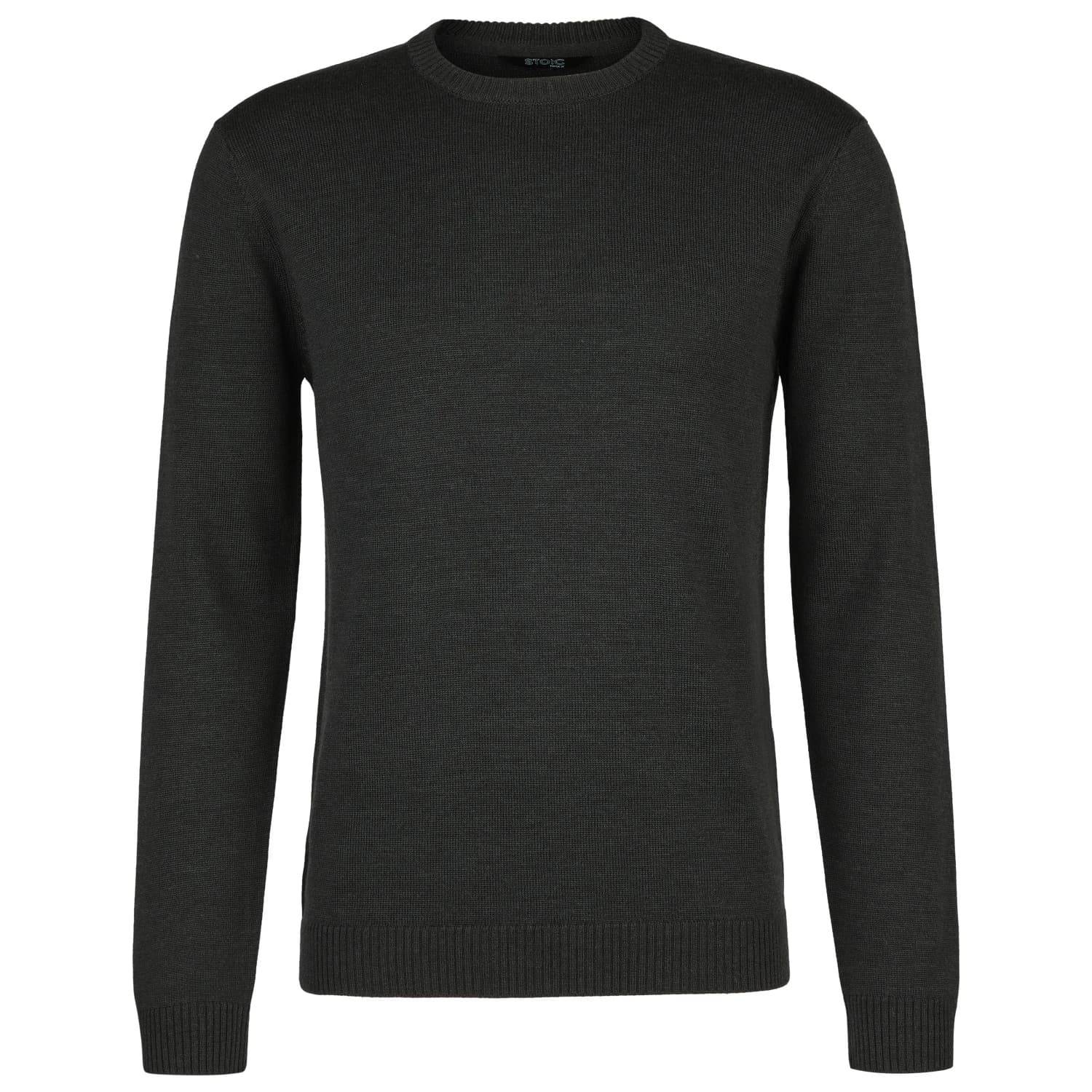 Мъжки вълнен пуловер Stoic MerinoKnit MMXX.Kniva Sweater Merino jumper - Black / Melange