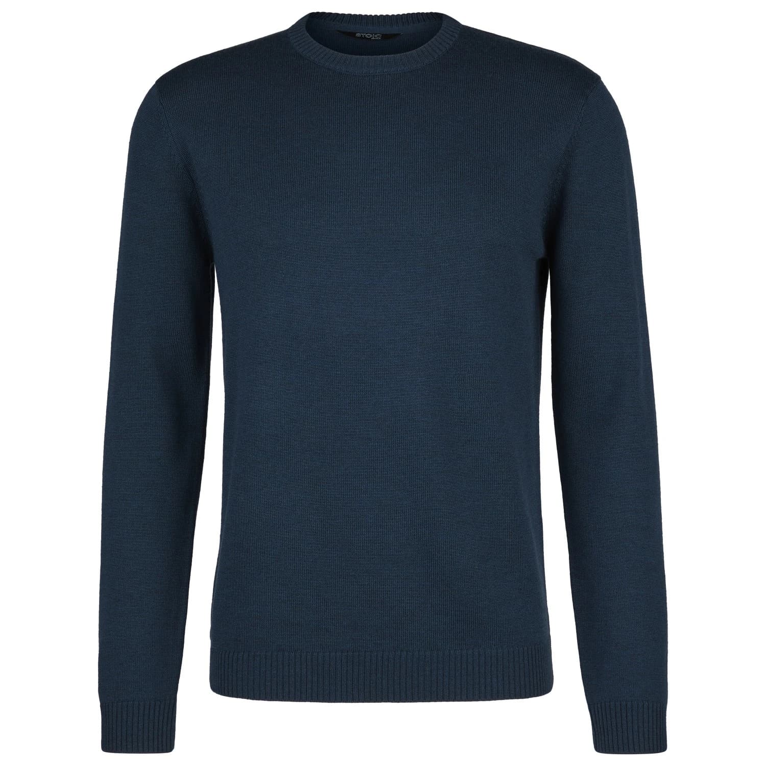 Мъжки вълнен пуловер Stoic MerinoKnit MMXX.Kniva Sweater Merino jumper - Dark Navy / Melange