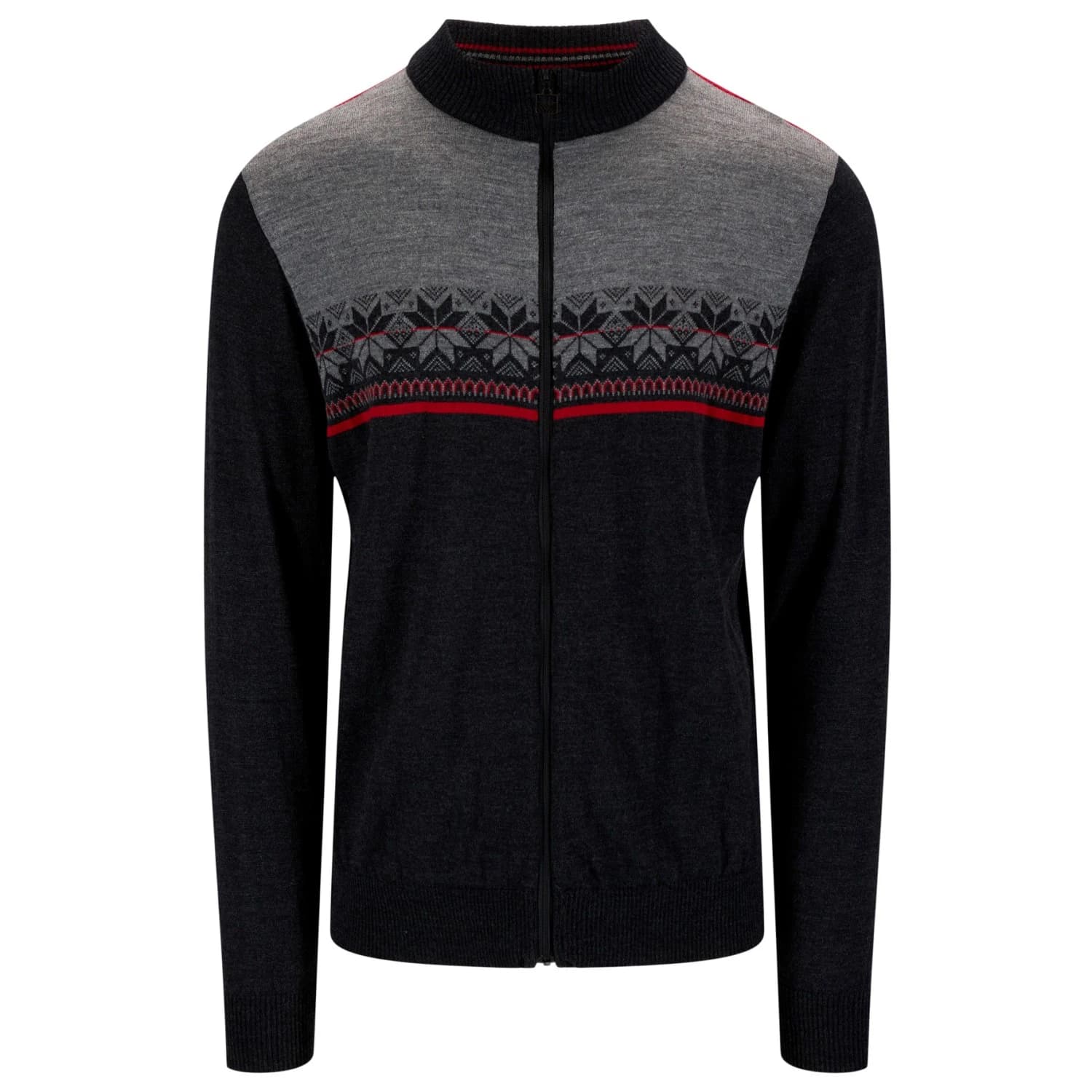 Вълнено яке Dale of Norway Liberg Jacket Merino jacket - Dark Charcoal / Smoke / Redrose