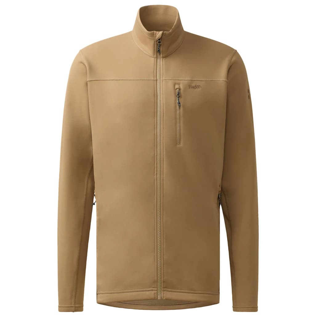 Мъжко поларено яке Haglöfs Rosson Mid Jacket Fleece jacket - Oak Brown