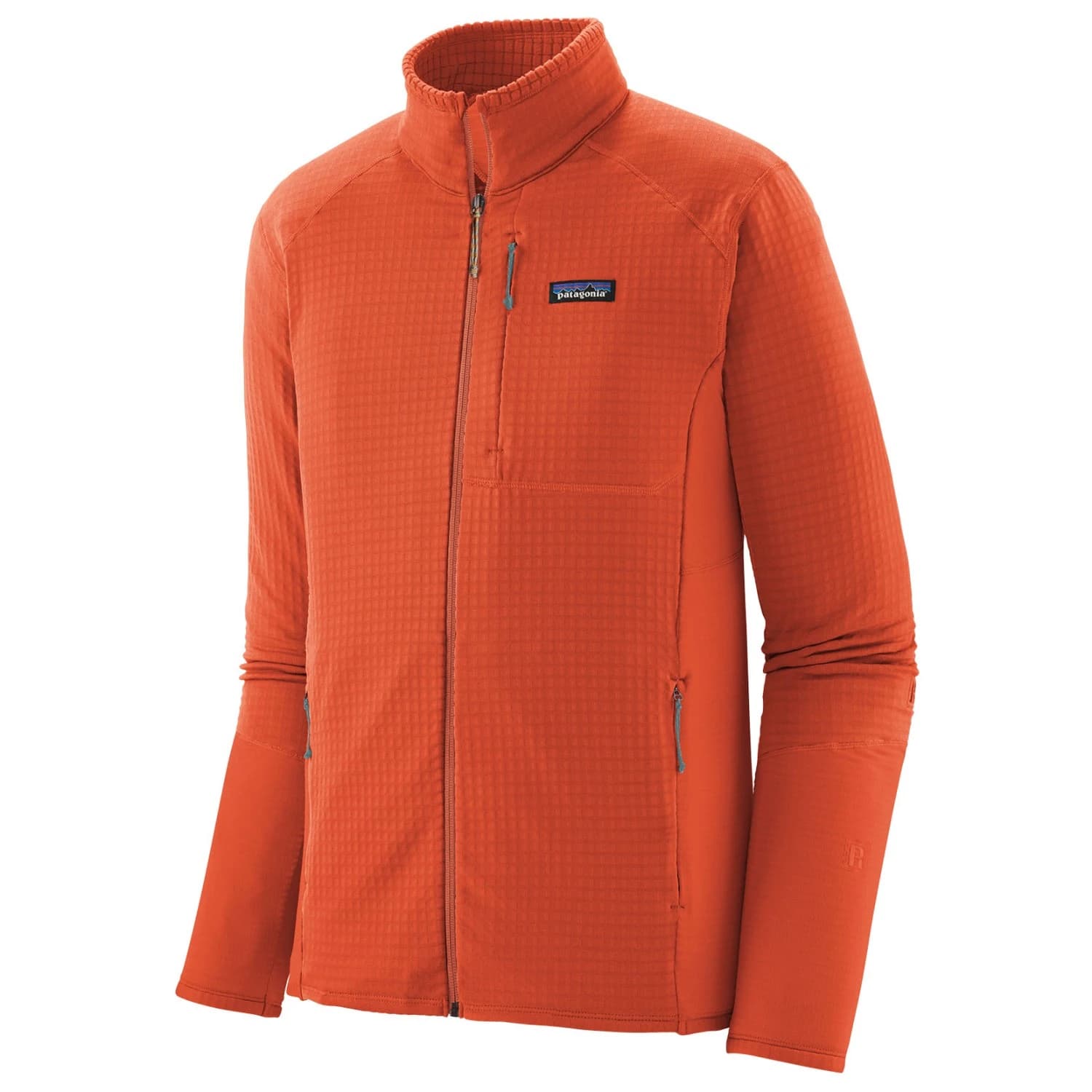 Мъжко поларено яке Patagonia R1 Jacket Fleece jacket - Coal Orange