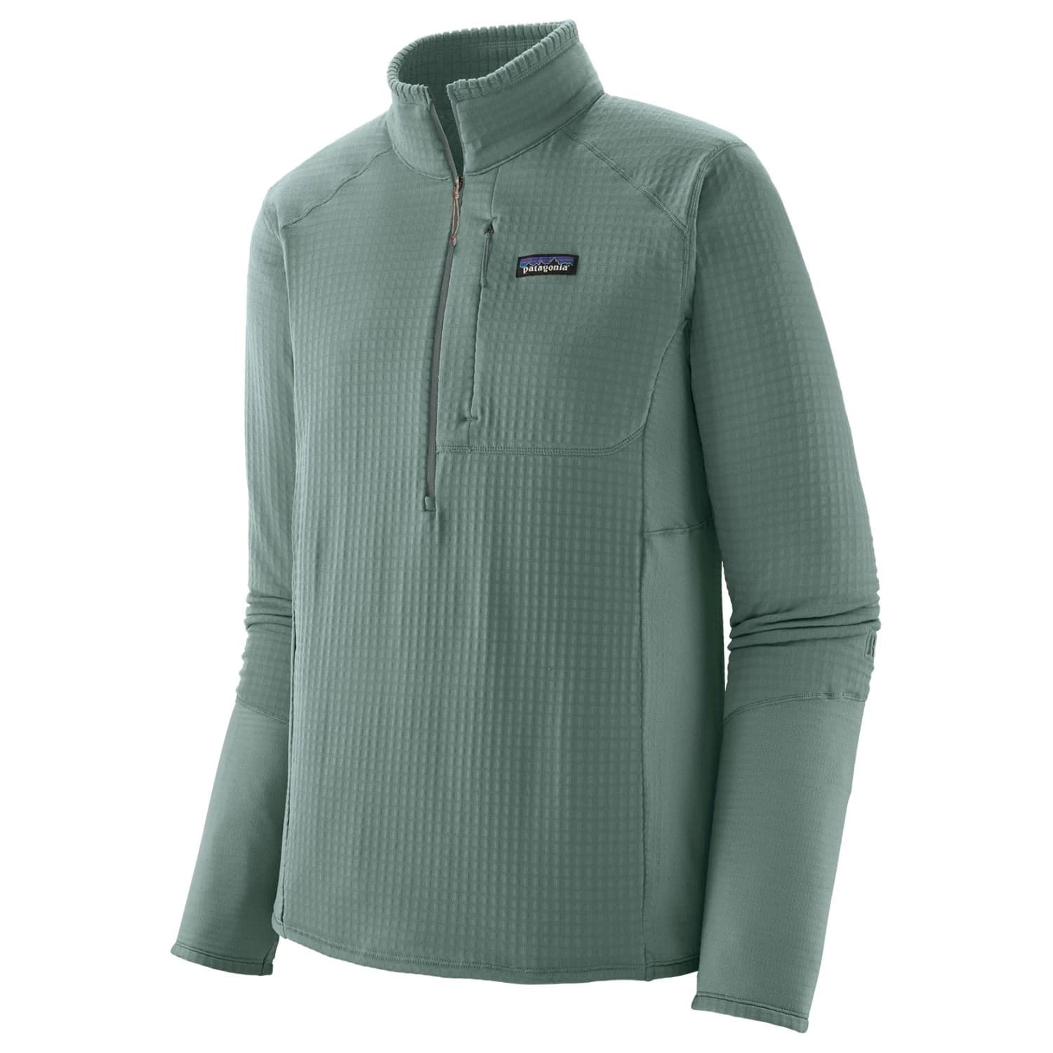 Мъжки поларен пуловер Patagonia R1 P/O Fleece jumper - Blue Sage