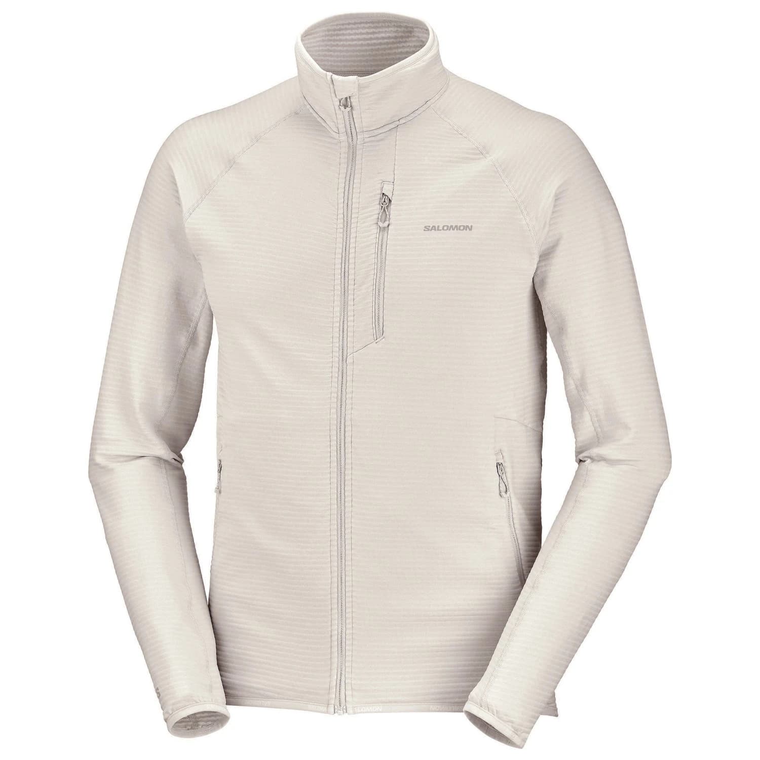 Мъжко поларено яке Salomon Essential Lightwarm Fleece jacket - Silver Cloud