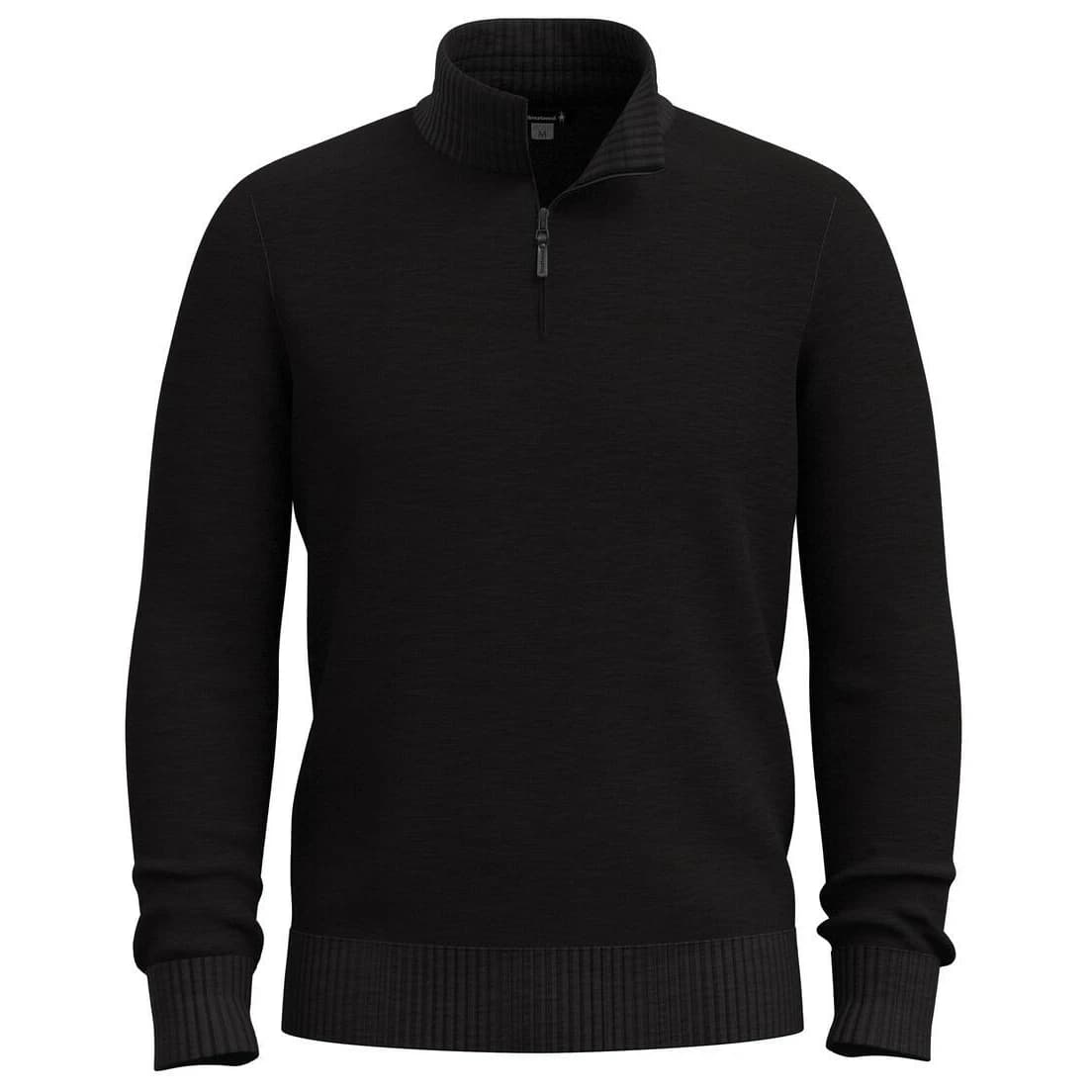Мъжки вълнен пуловер Smartwool Sparwood 1/4 Zip Sweater Fleece jumper - Charcoal Heather