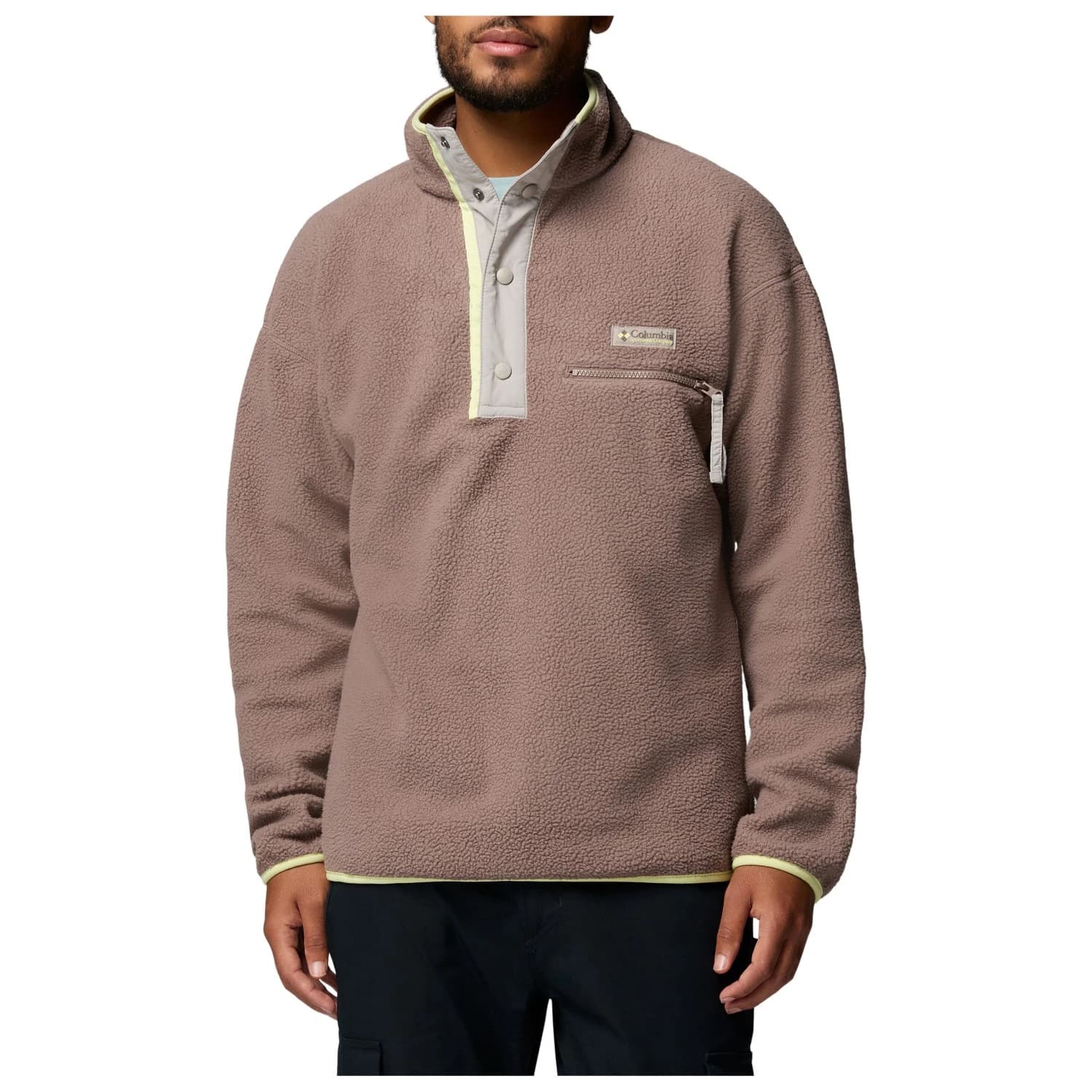Мъжки поларен пуловер Columbia Helvetia II Half Snap Fleece Fleece jumper - Iron